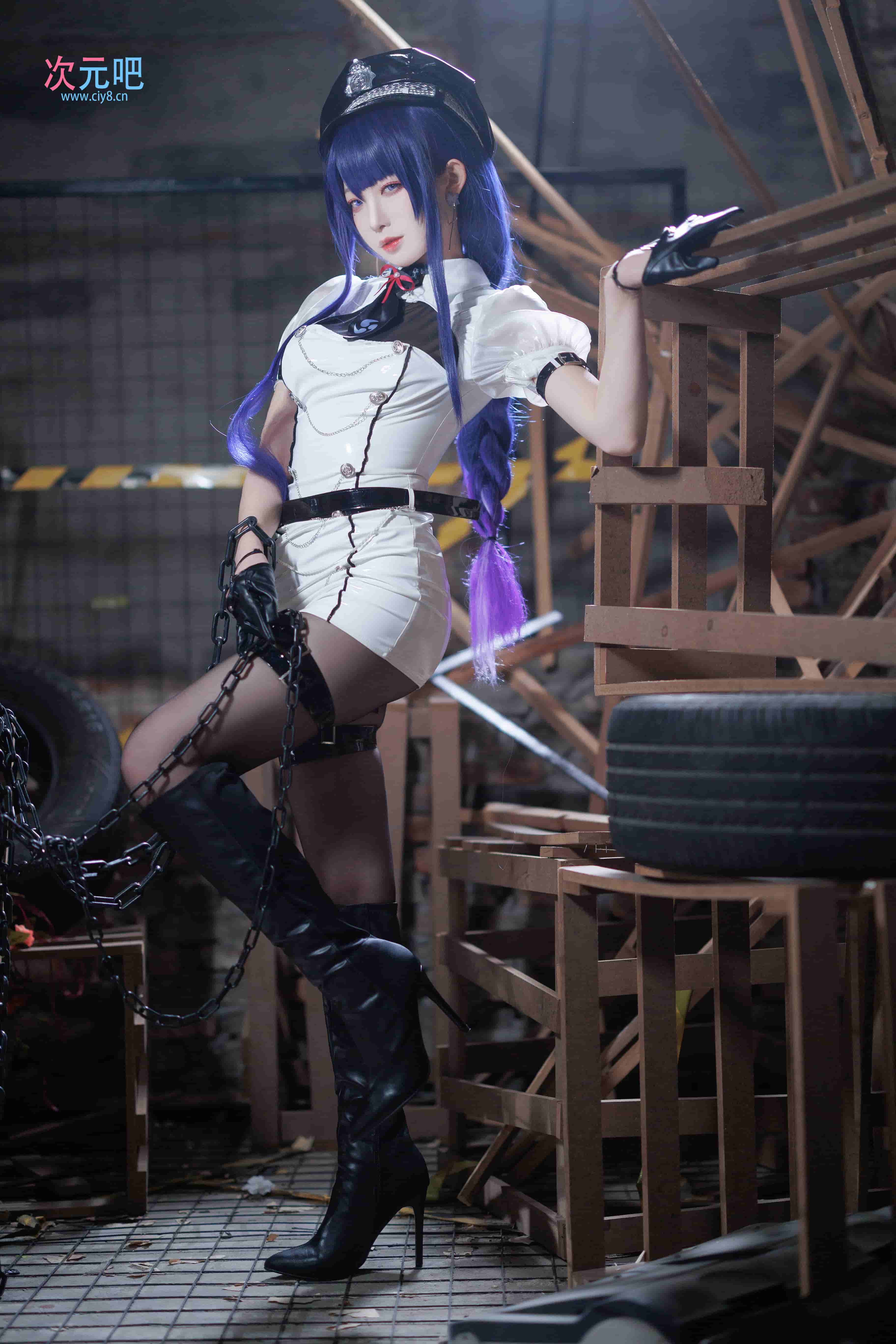 图片[2]-二次元COS分享封疆疆v – 雷电将军女警-二次元COS分享次元吧