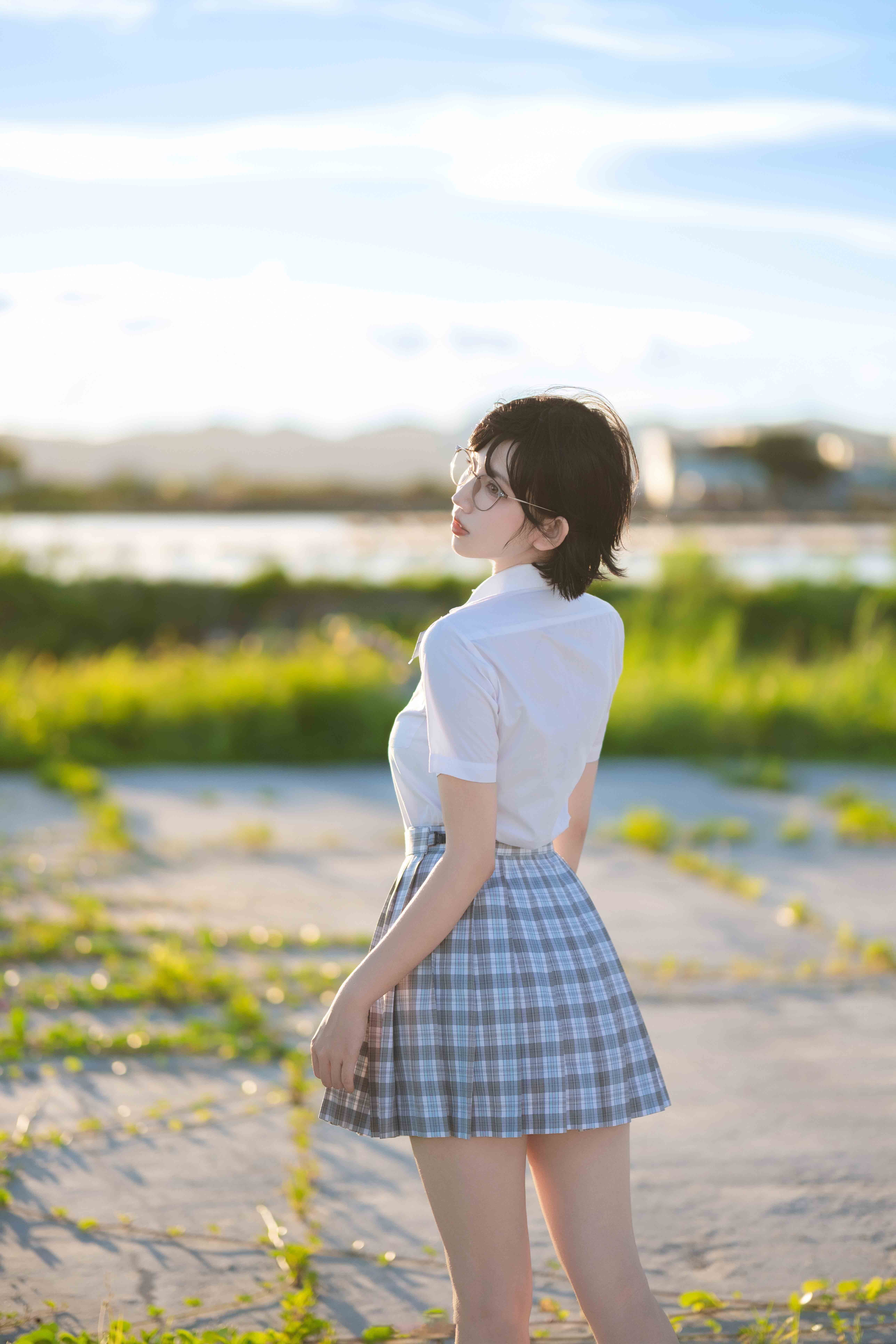 图片[12]-二次元COS分享[JK]缠绕着我头发随风摆动-二次元COS分享次元吧