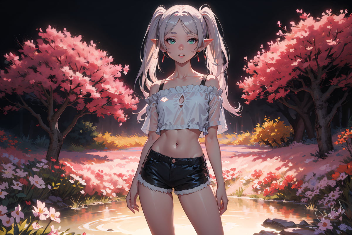 图片[1]-二次元COS分享葬送的芙莉莲 樱花下-二次元COS分享次元吧