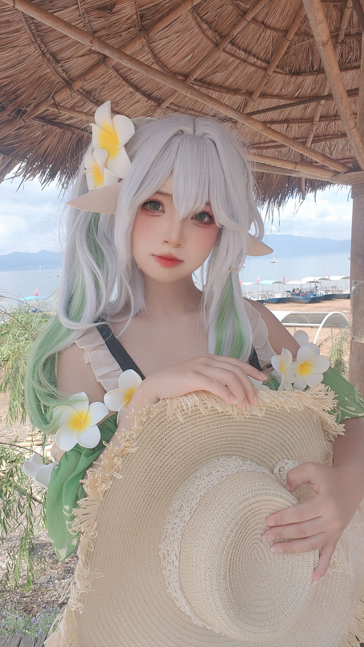 图片[4]-二次元COS分享[COSplay]原神 小草神泳装~-二次元COS分享次元吧