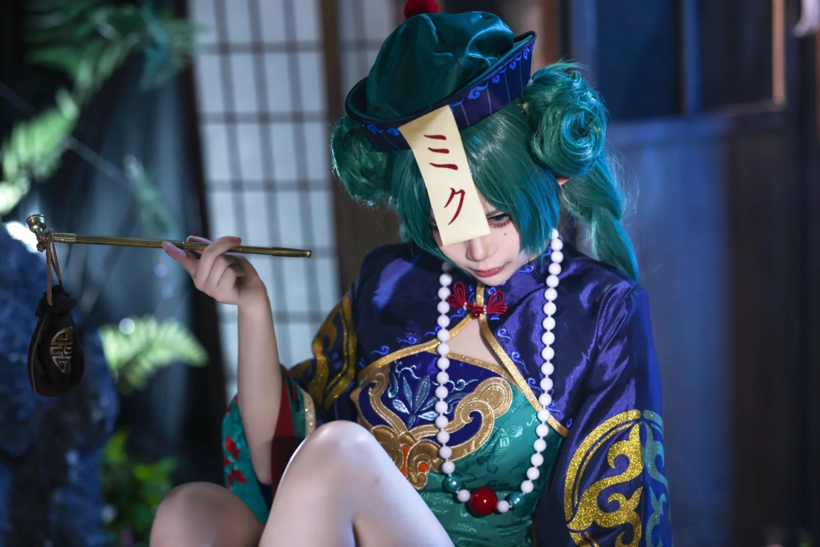 图片[1]-二次元COS分享[COSplay]👻初音未来小僵尸同人-二次元COS分享次元吧