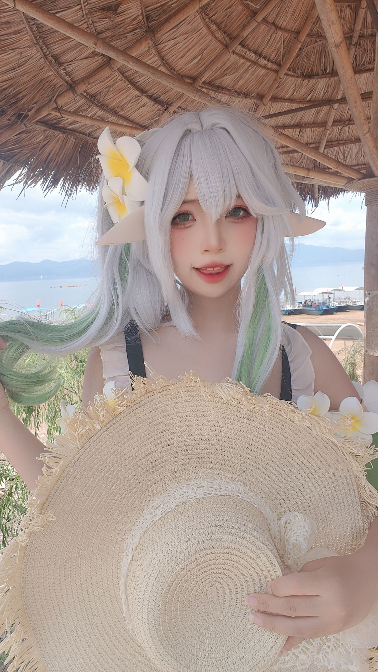 图片[3]-二次元COS分享[COSplay]原神 小草神泳装~-二次元COS分享次元吧