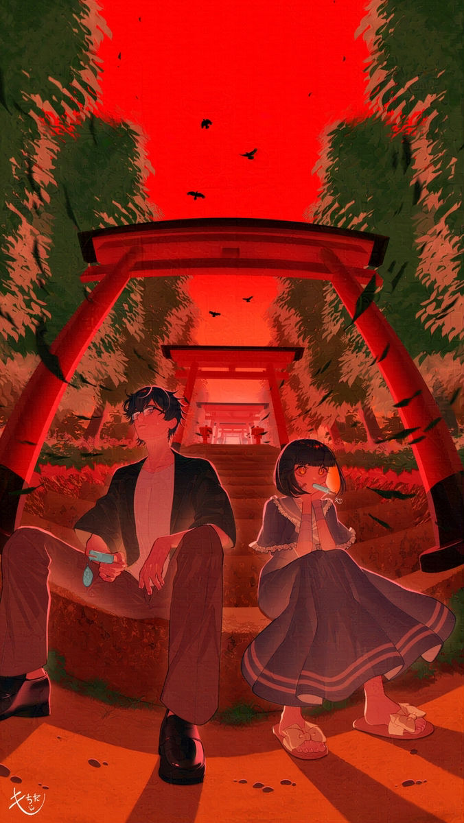 图片[11]-二次元COS分享[P站插画]神与人的界线 – 鸟居插画特辑 –-二次元COS分享次元吧