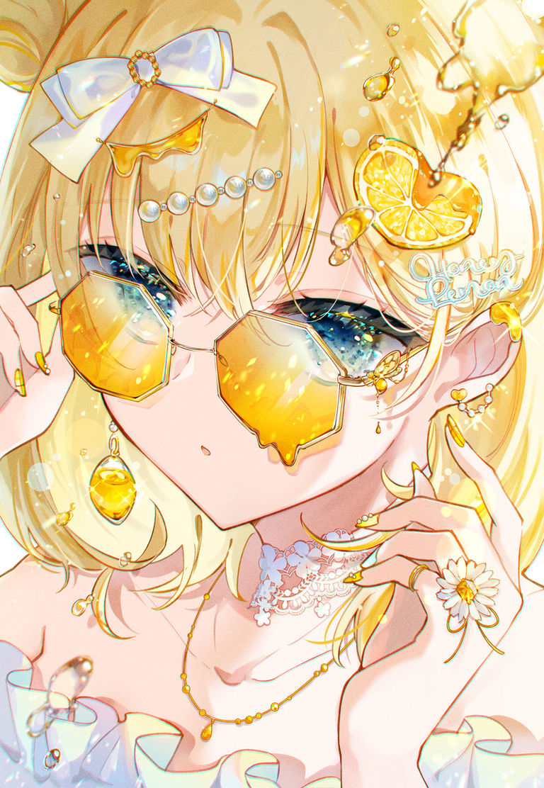 图片[1]-二次元COS分享[P站插画]眼部魅力大提升♡ – 墨镜女子插画特辑 –-二次元COS分享次元吧