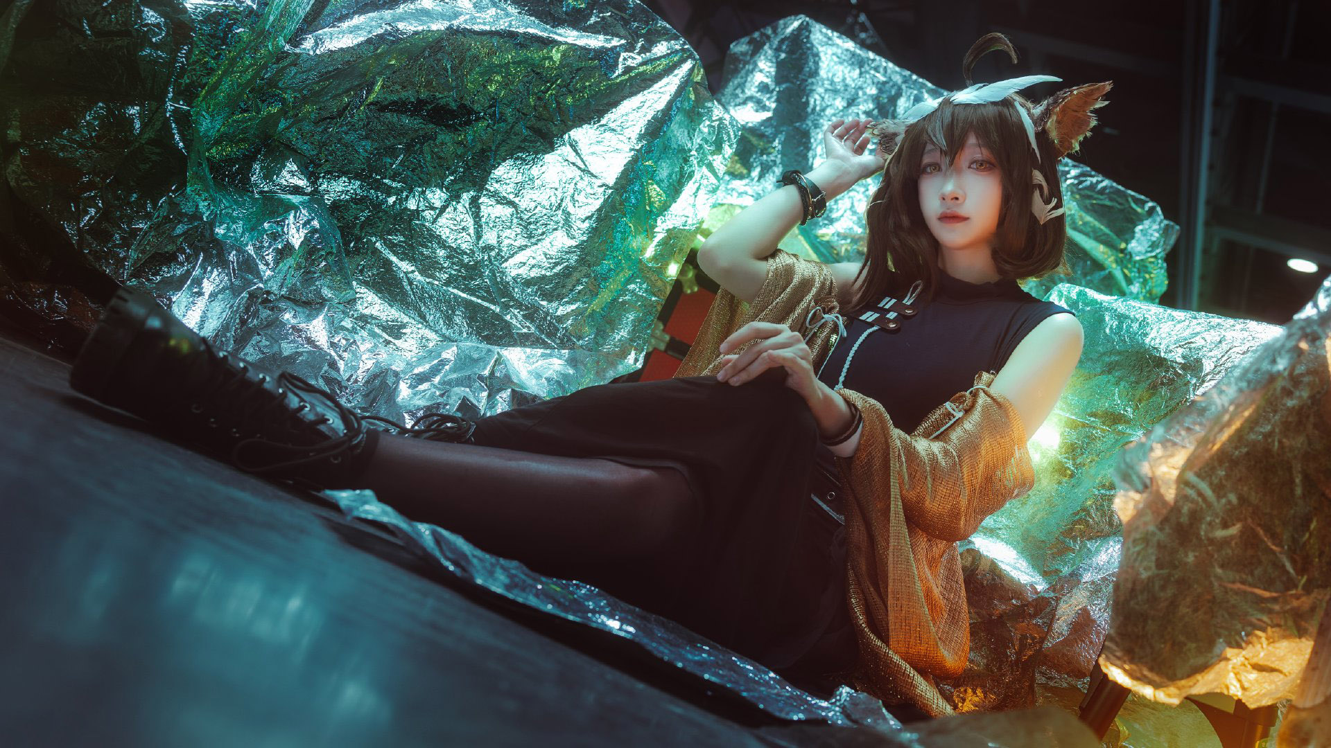 [COSplay]明日方舟淬羽赫默 栖息-二次元COS分享次元吧