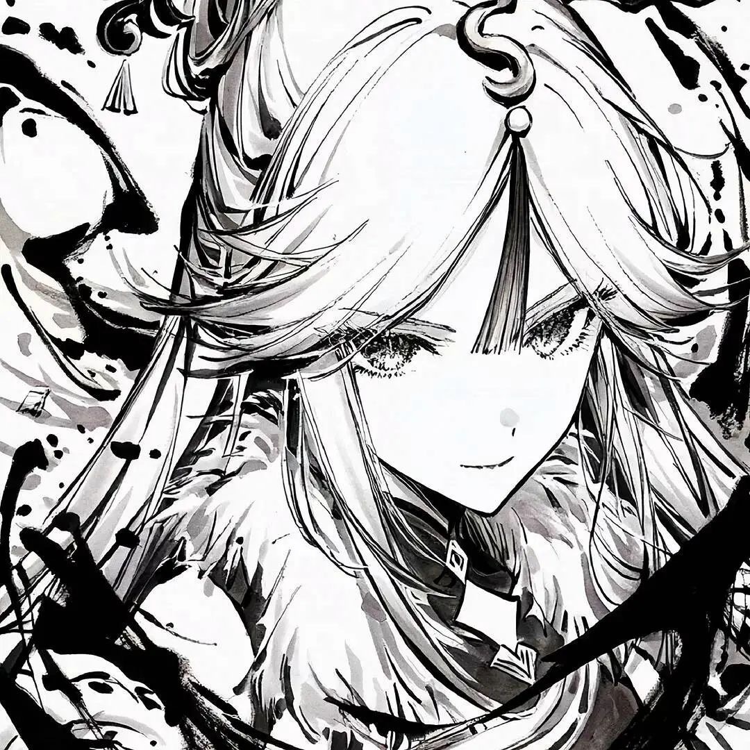 图片[1]-二次元COS分享原神水墨古风头像(17张)-二次元COS分享次元吧