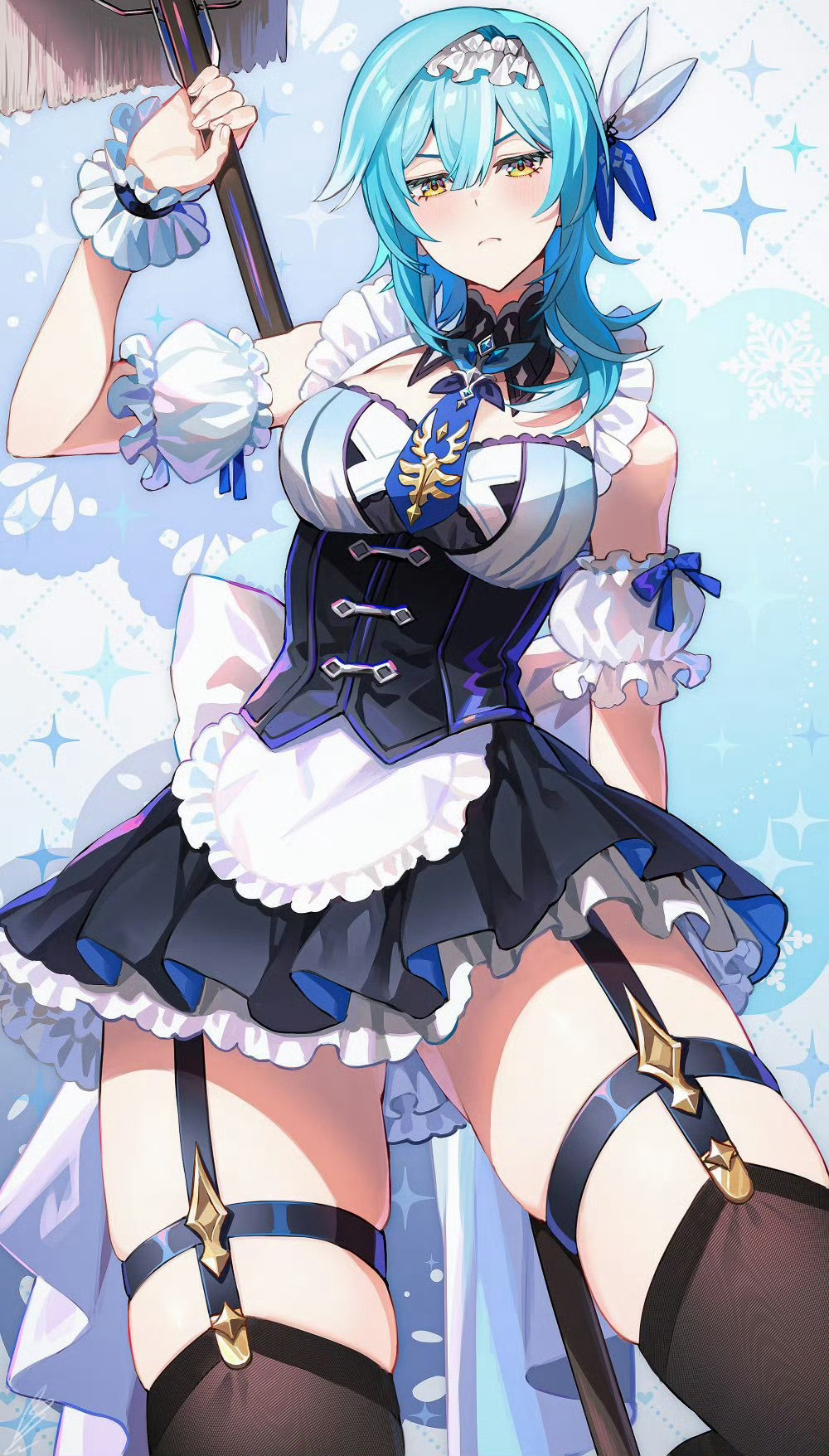 优菈:真的要穿成这样打扫卫生吗-二次元COS分享次元吧