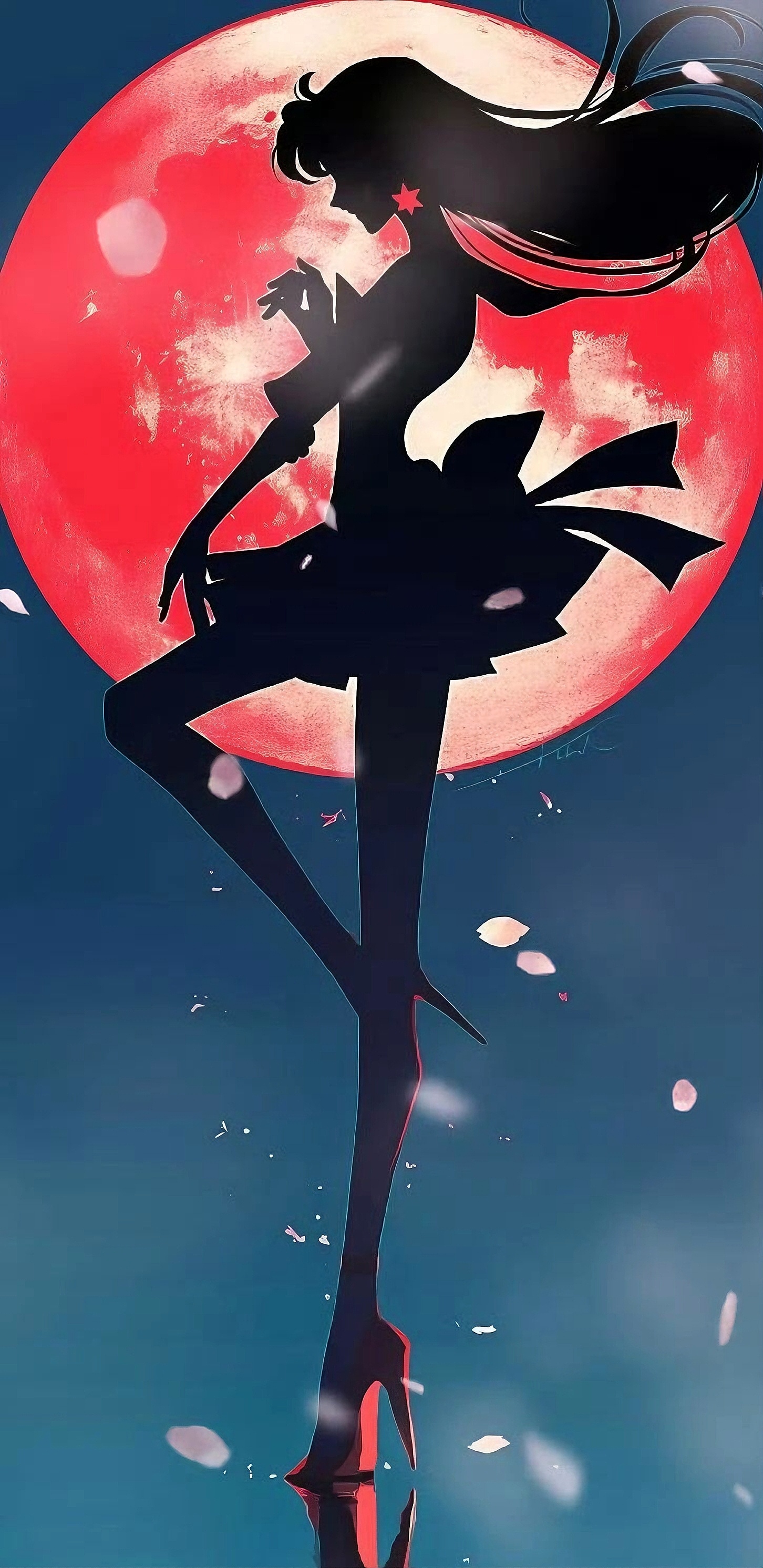 图片[2]-二次元COS分享梦幻剪影 美少女战士壁纸，月光下的英勇轮廓-二次元COS分享次元吧