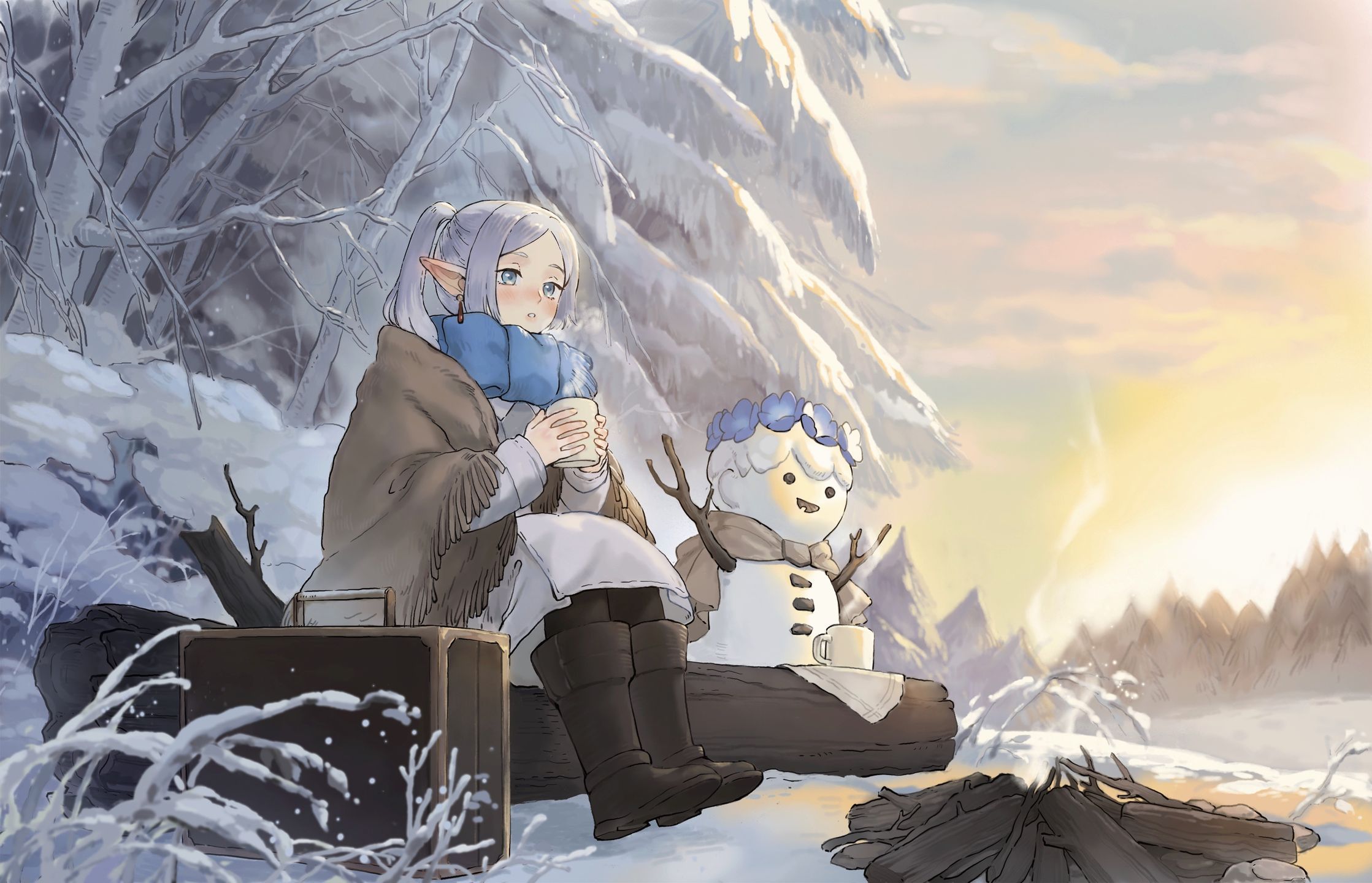 图片[2]-二次元COS分享情感细腻的精灵，终于领悟了那份深藏于字里行间、由挚爱之人倾尽一生心血编织的情书。-二次元COS分享次元吧