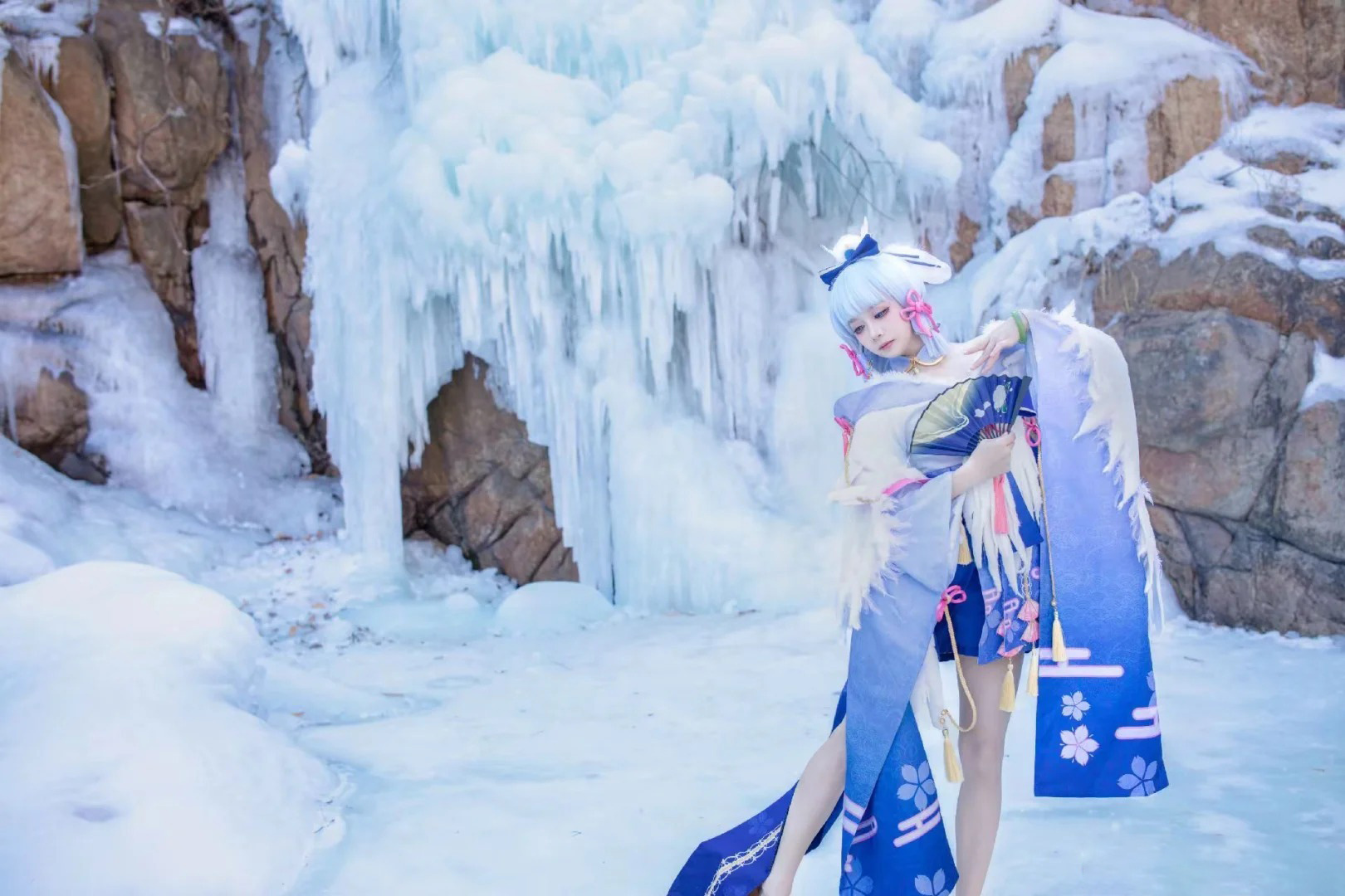 图片[4]-二次元COS分享[COSplay]神里绫华白鹭樱华-二次元COS分享次元吧