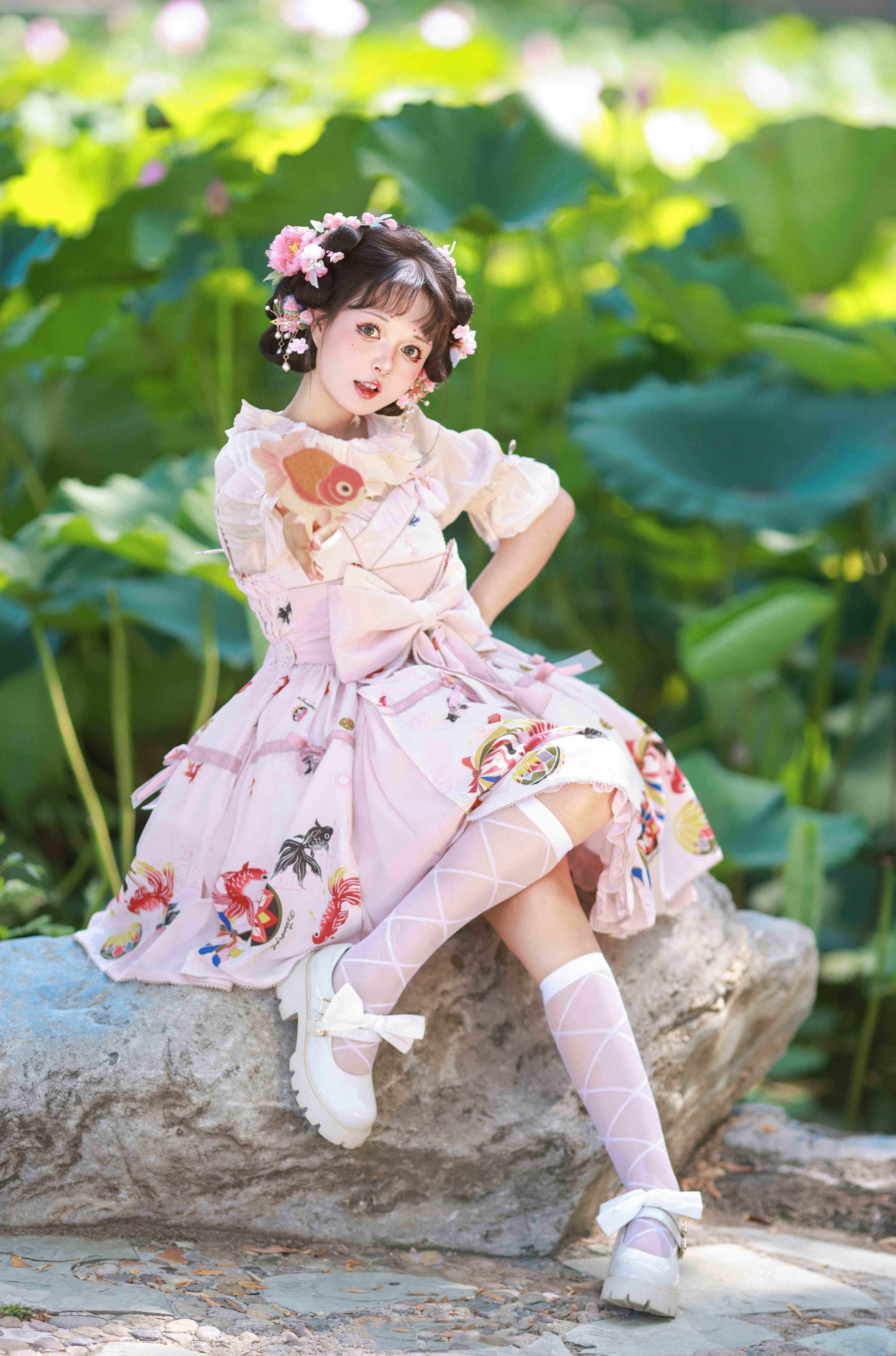 图片[9]-二次元COS分享夏日炽热如火，好运如莲朵朵绽放～-二次元COS分享次元吧