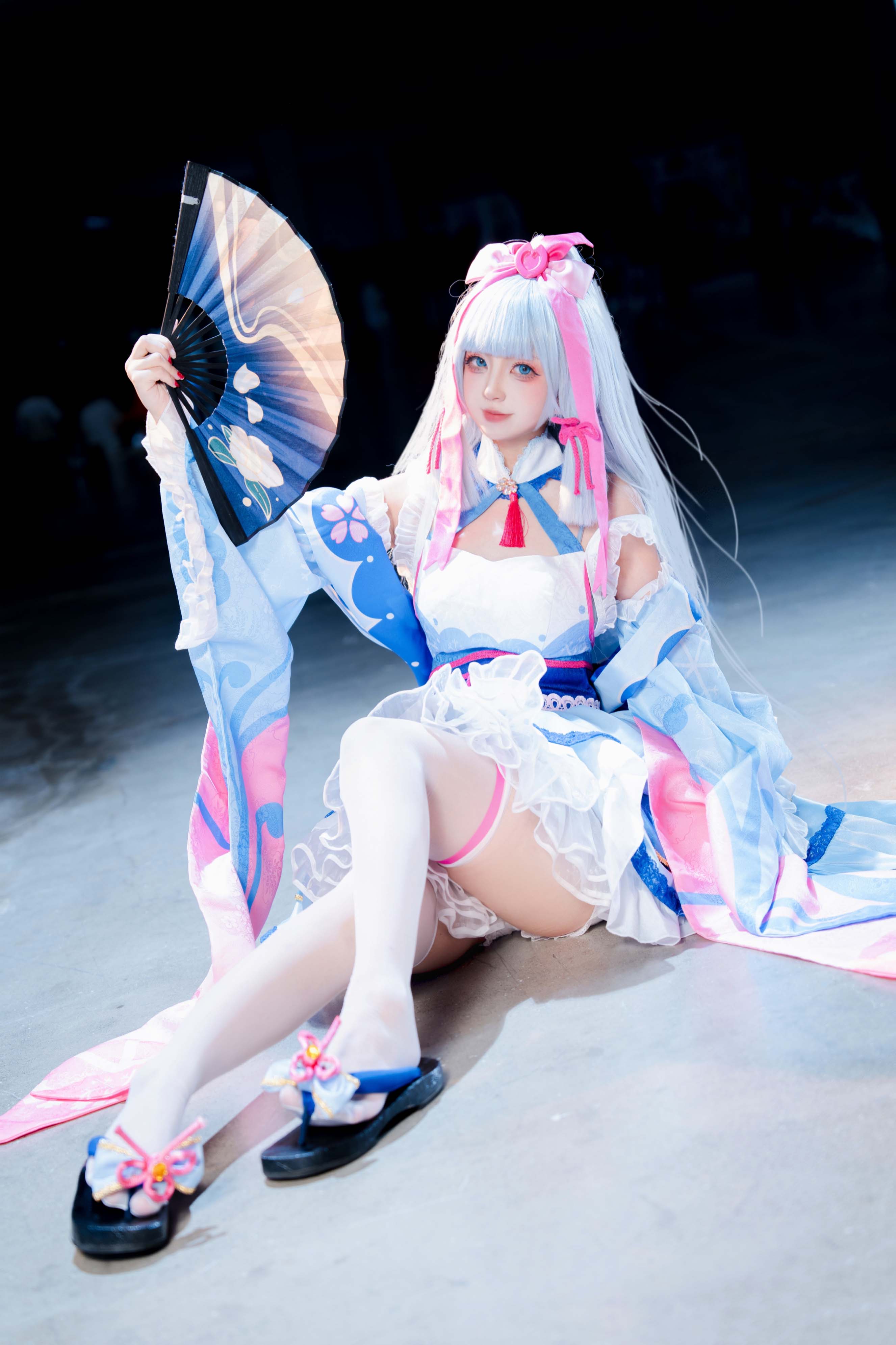 图片[1]-二次元COS分享[COSplay]神里绫华樱吹雪-二次元COS分享次元吧
