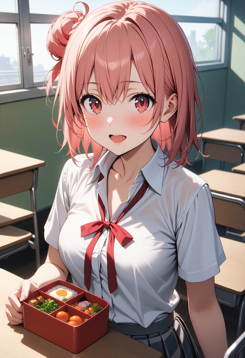 图片[1]-二次元COS分享由比滨结衣：要不要一起吃便当-二次元COS分享次元吧