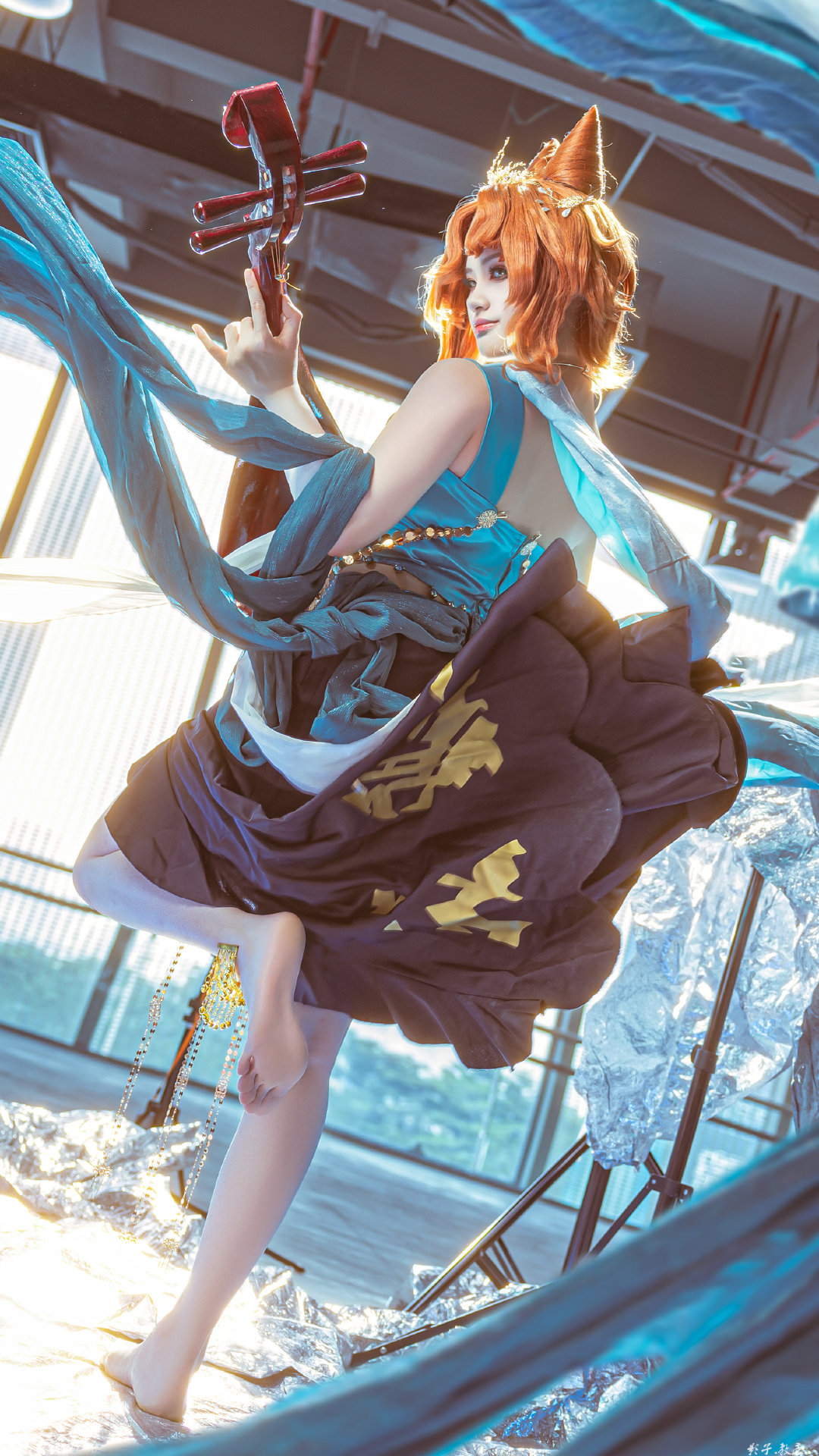 图片[9]-二次元COS分享[COSplay]一曲罗裙动，翻乱小金灯-二次元COS分享次元吧