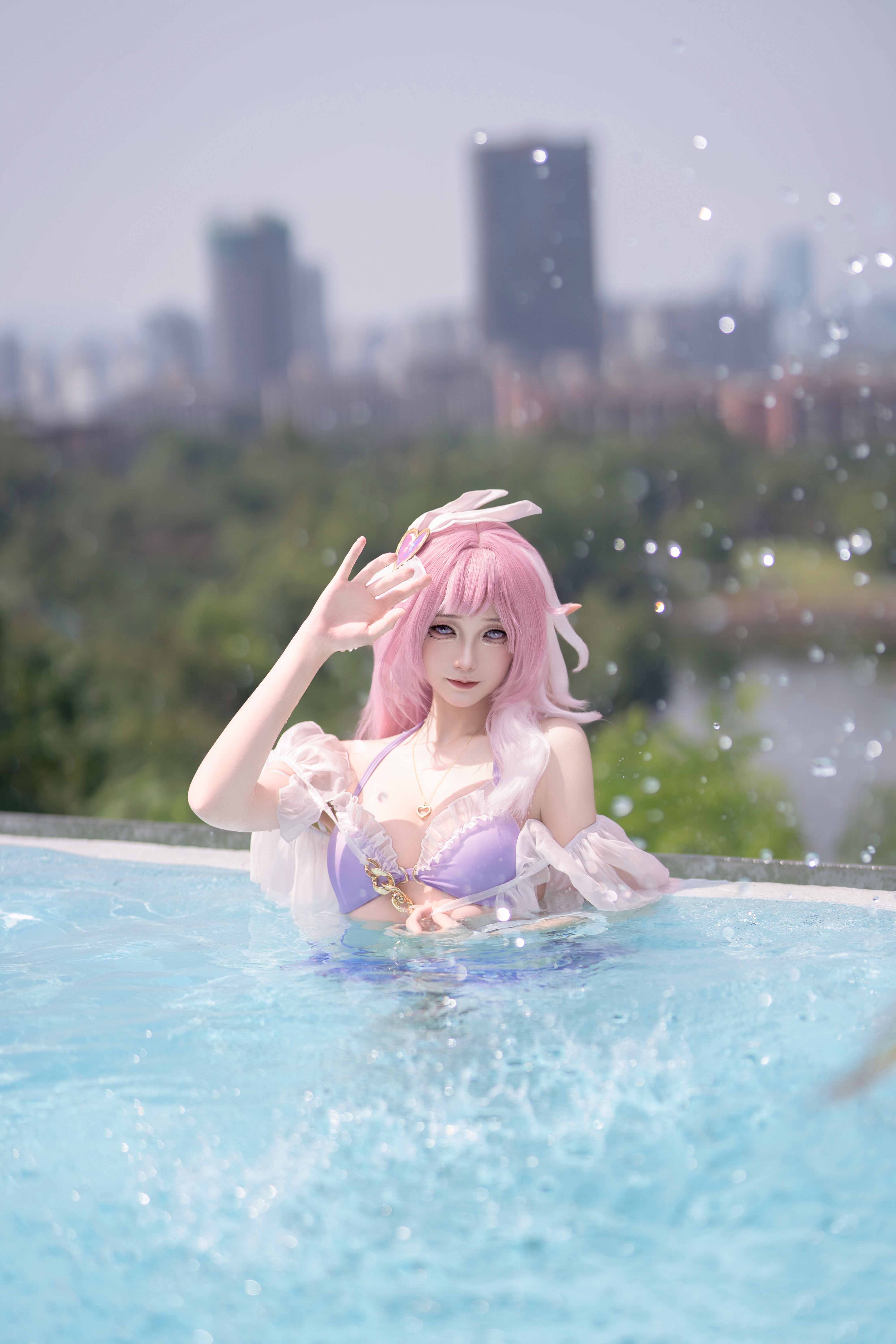 图片[2]-二次元COS分享[COSplay]崩坏3 爱莉希雅泳装-二次元COS分享次元吧