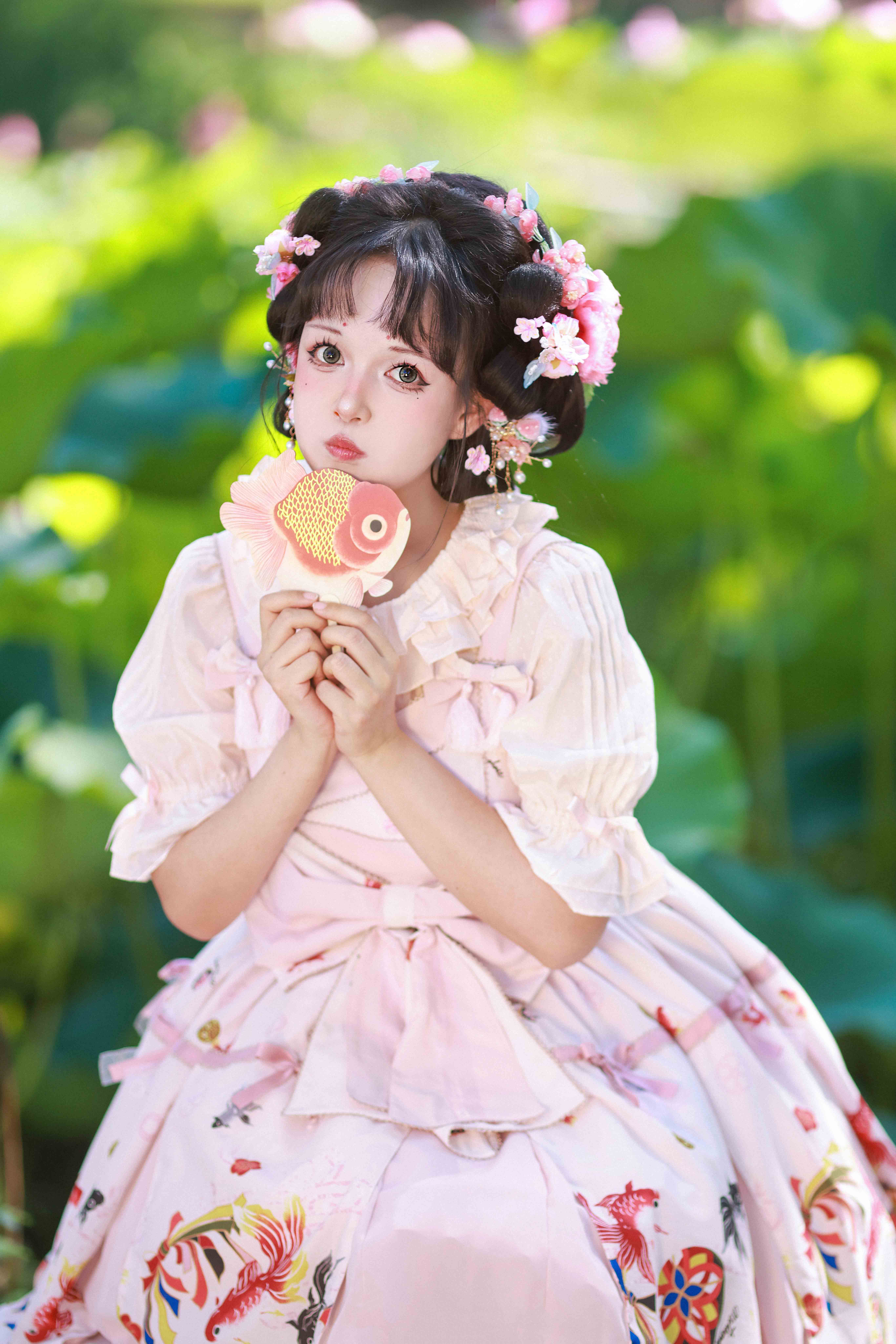 图片[3]-二次元COS分享夏日炽热如火，好运如莲朵朵绽放～-二次元COS分享次元吧