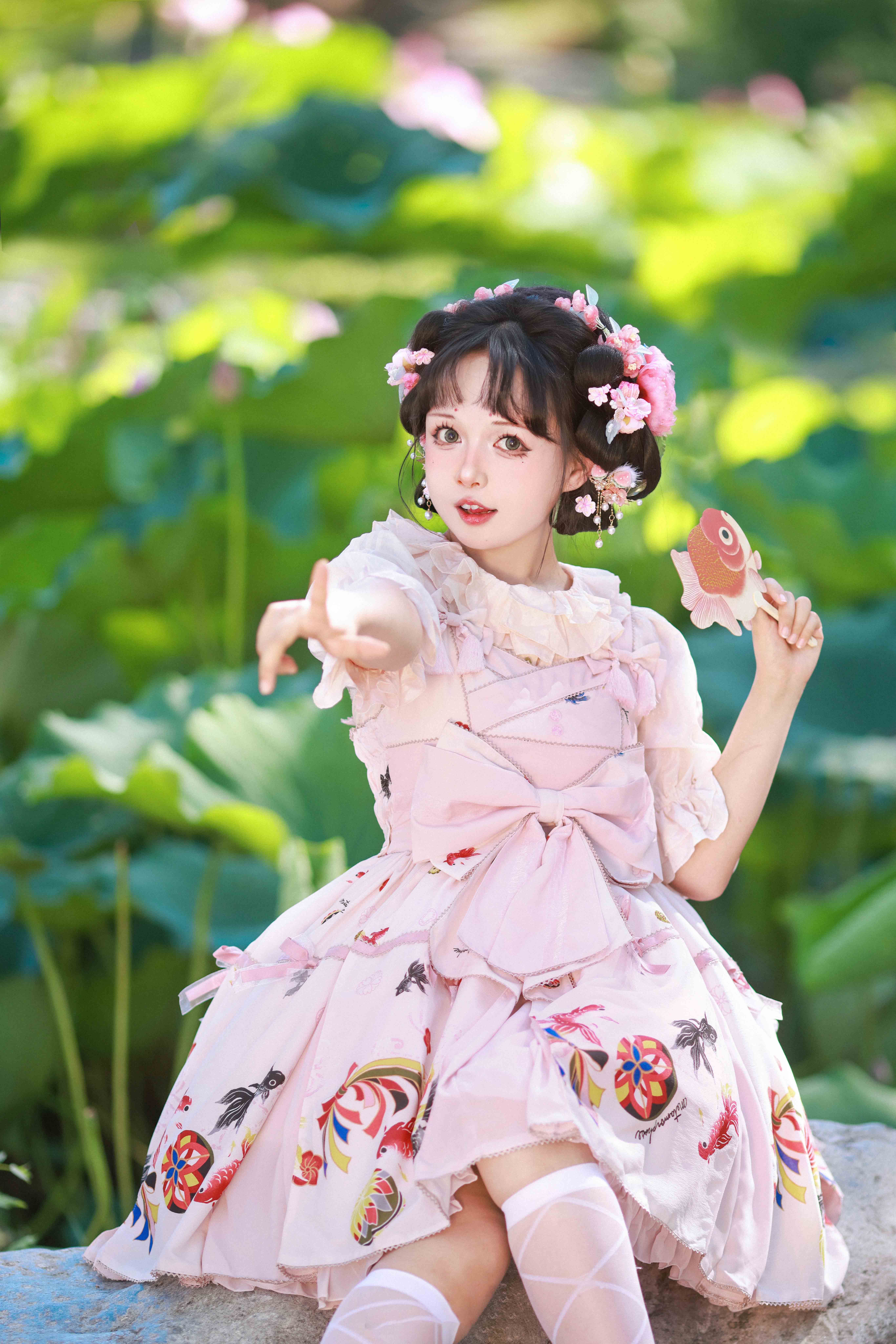 图片[8]-二次元COS分享夏日炽热如火，好运如莲朵朵绽放～-二次元COS分享次元吧