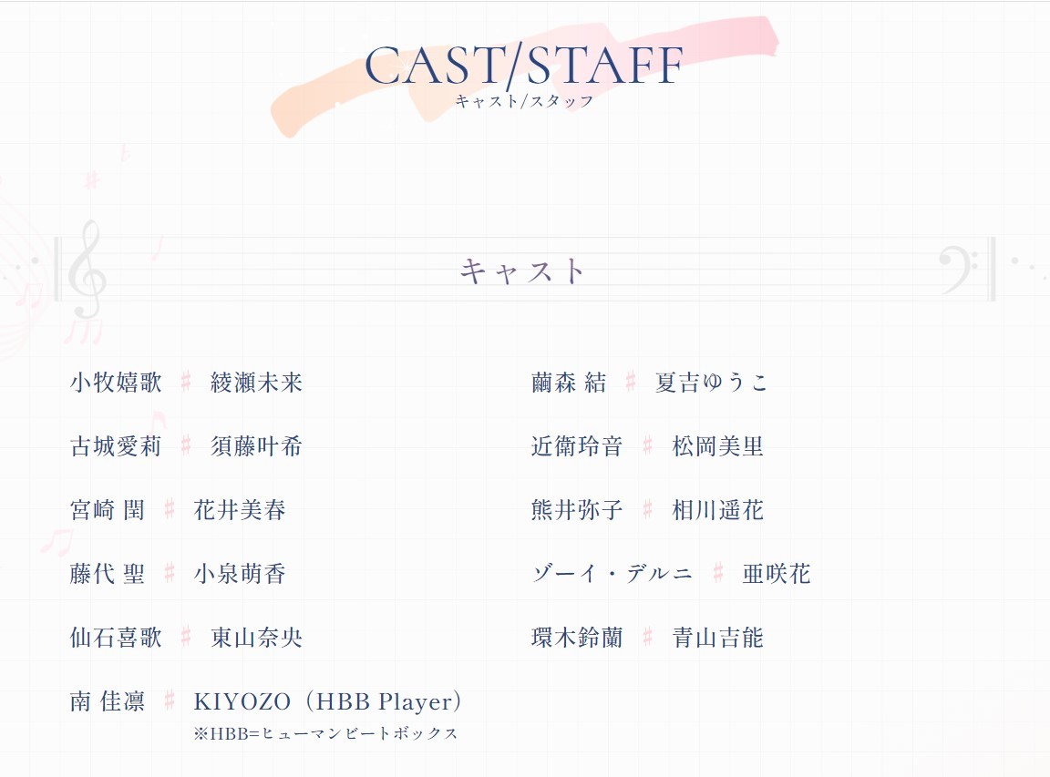 图片[3]-二次元COS分享以阿卡贝拉为题材的音乐企划电视动画《歌声是法式千层酥》公开第一弹主视觉图及主要制作人员，该作由寿门堂负责制作，将于 2025 年开播！-二次元COS分享次元吧