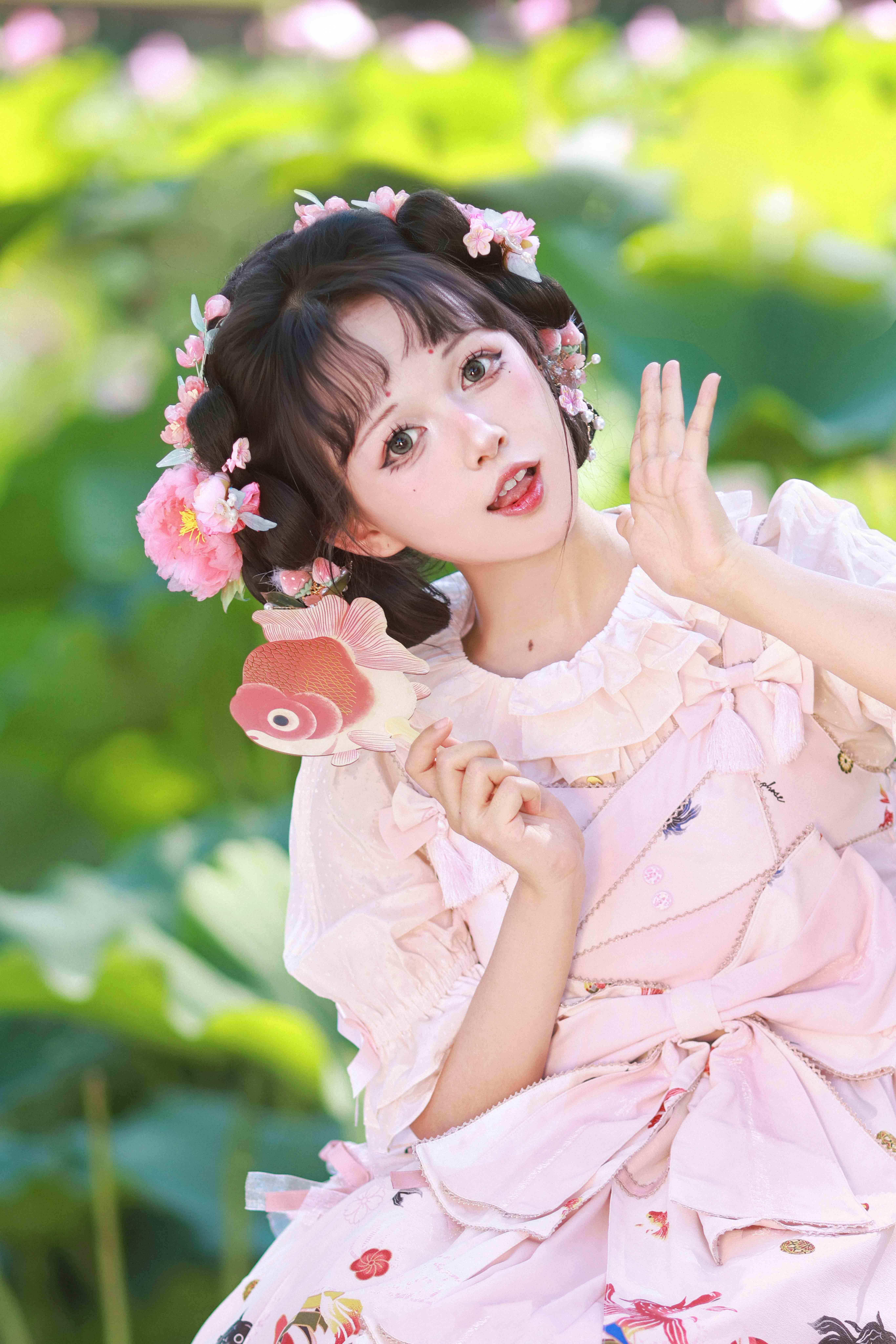 图片[4]-二次元COS分享夏日炽热如火，好运如莲朵朵绽放～-二次元COS分享次元吧