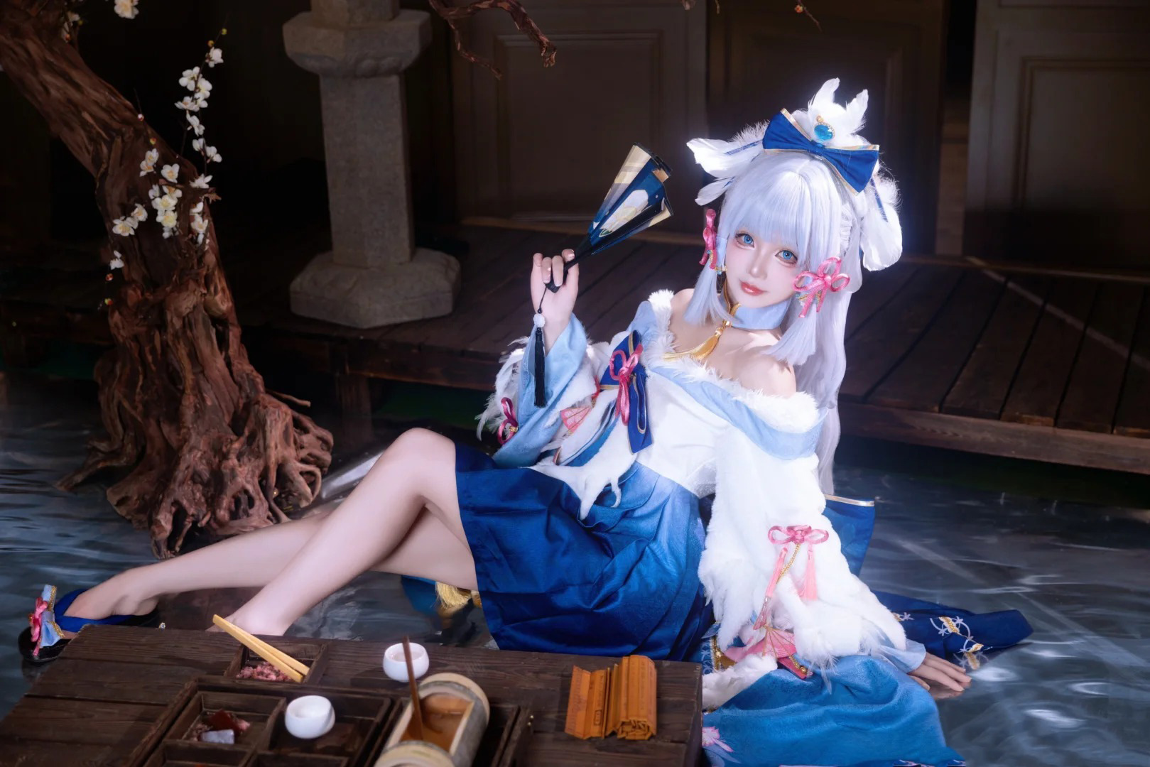 图片[2]-二次元COS分享[COSplay]神里绫华白鹭樱华-二次元COS分享次元吧