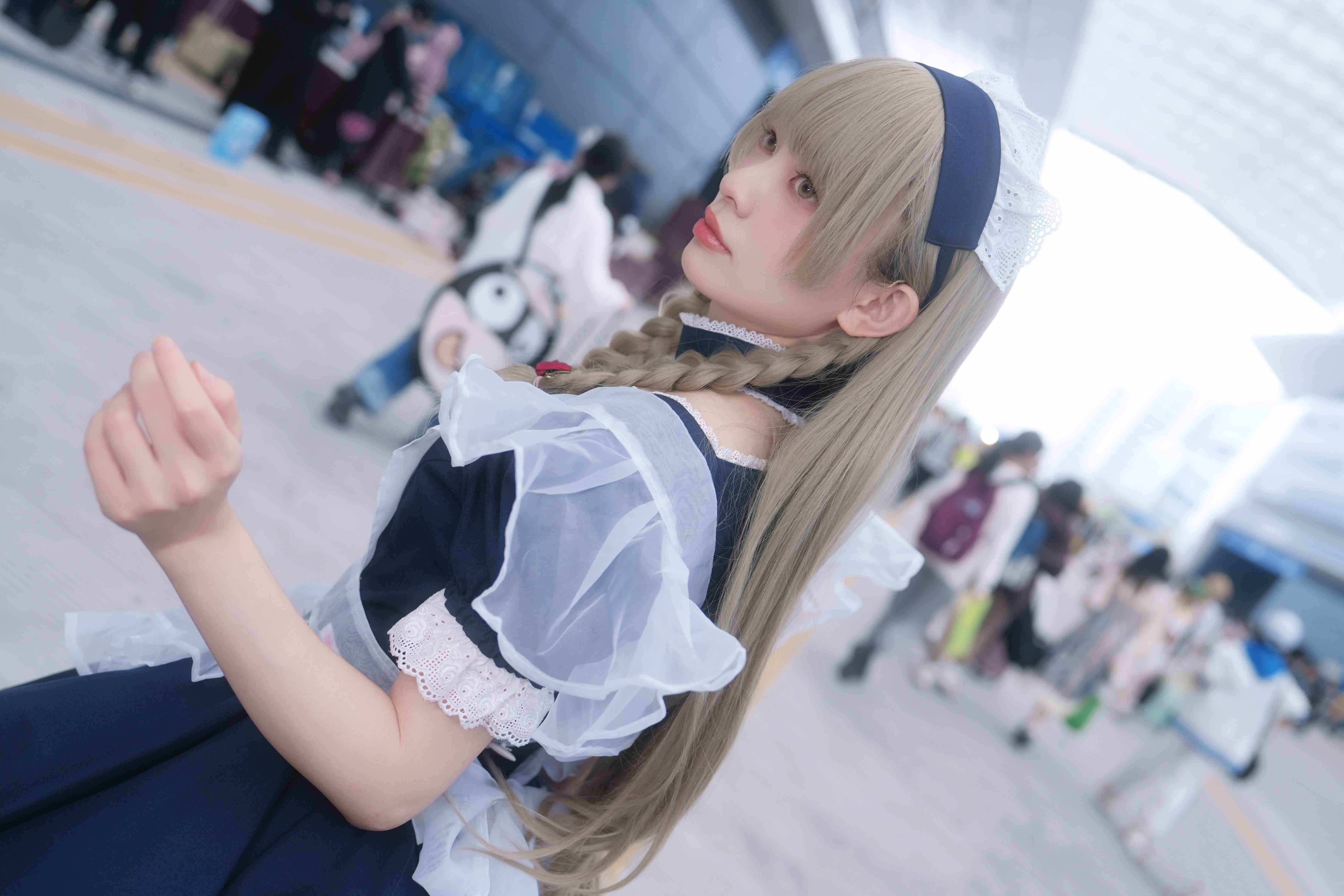 图片[1]-二次元COS分享[COSplay]白坂阳花梨 天使女仆-二次元COS分享次元吧
