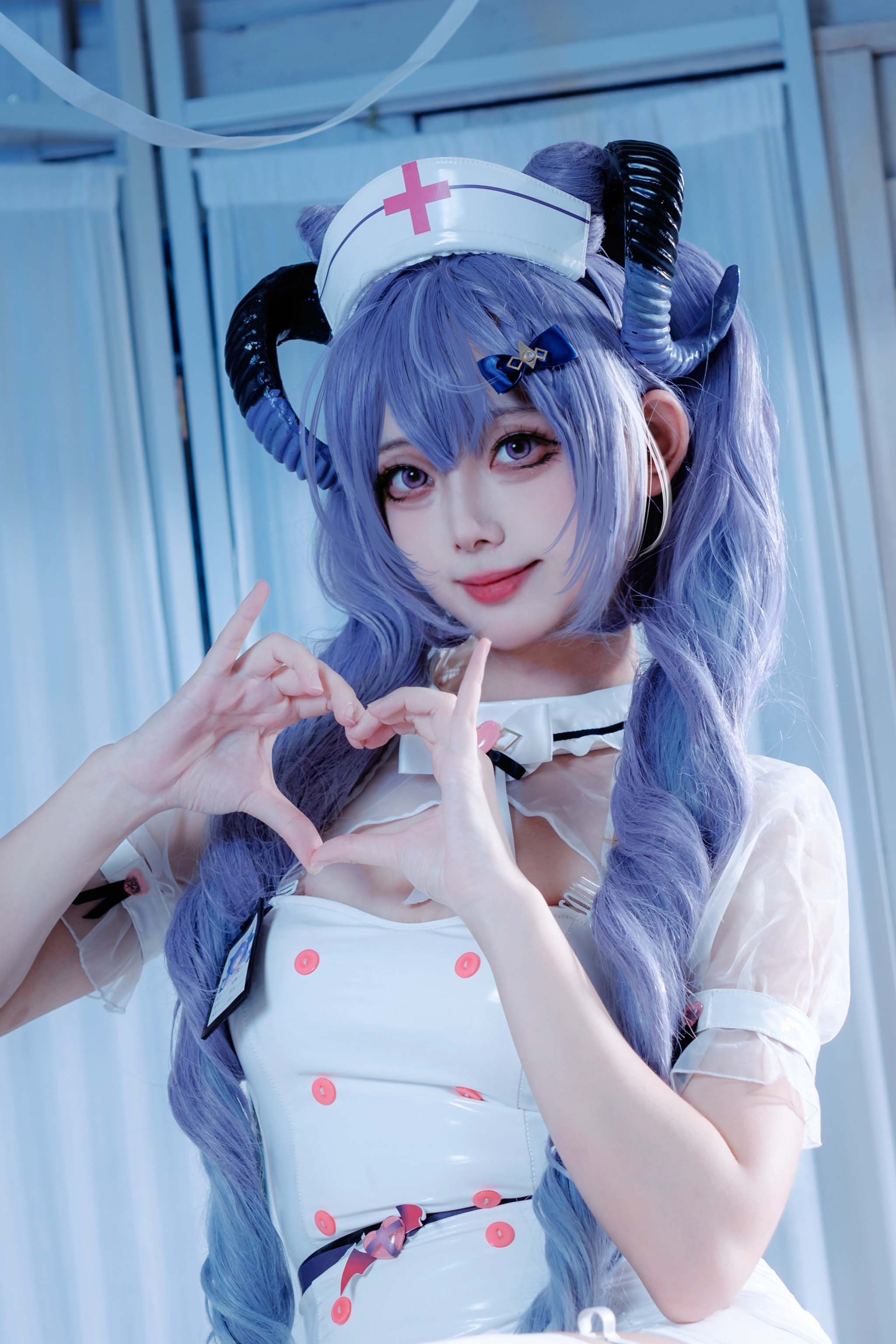 图片[2]-二次元COS分享[COSplay]原神 刻晴魅魔护士-二次元COS分享次元吧