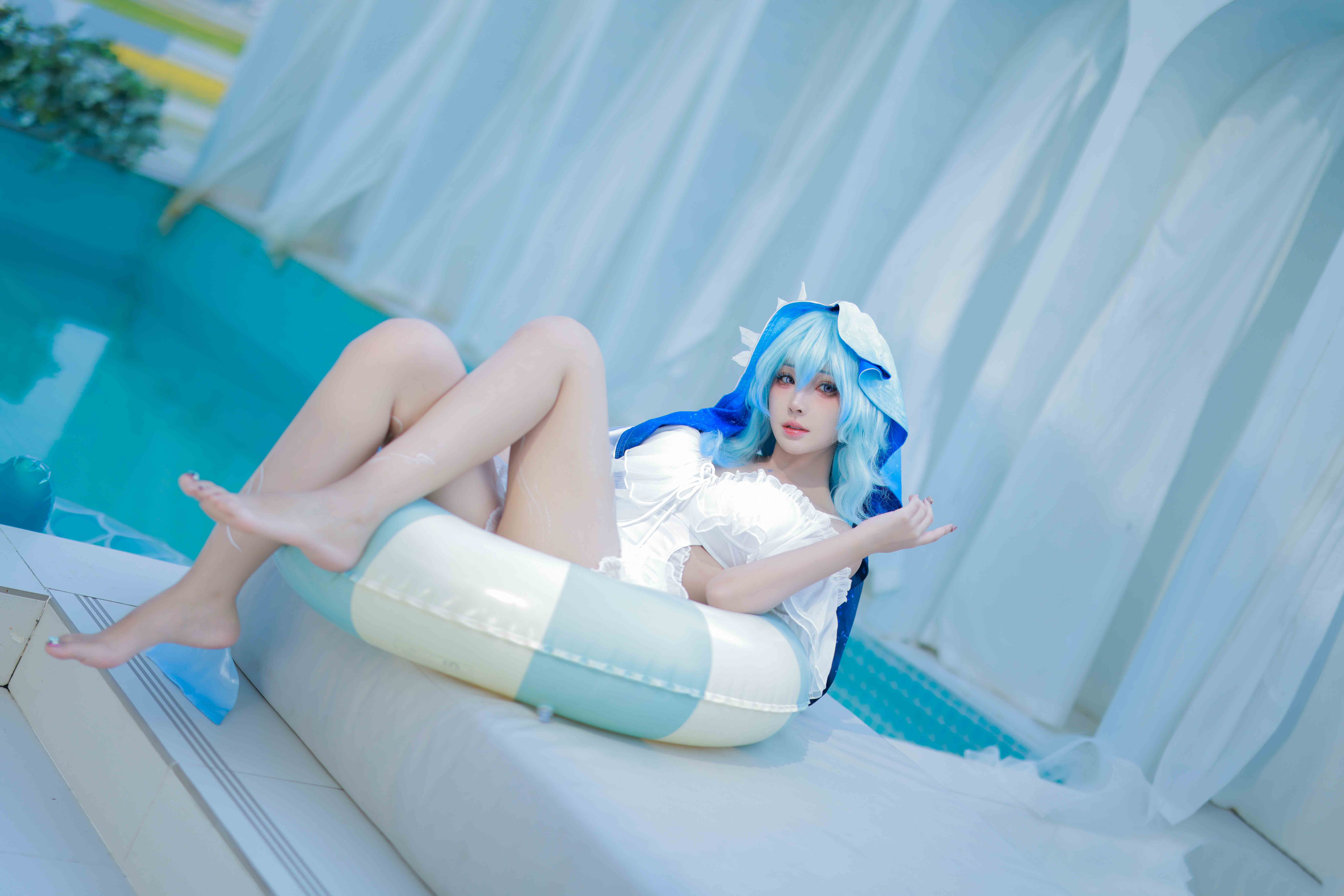 图片[1]-二次元COS分享[COSplay]鸣潮 守岸人 泳装-二次元COS分享次元吧