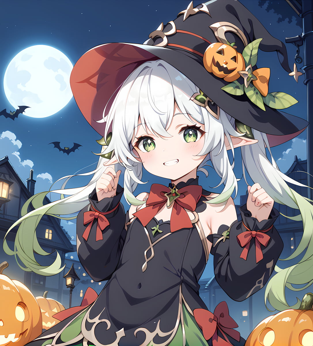 图片[1]-二次元COS分享探索原神世界-小草神万圣节独特装扮揭秘-二次元COS分享次元吧