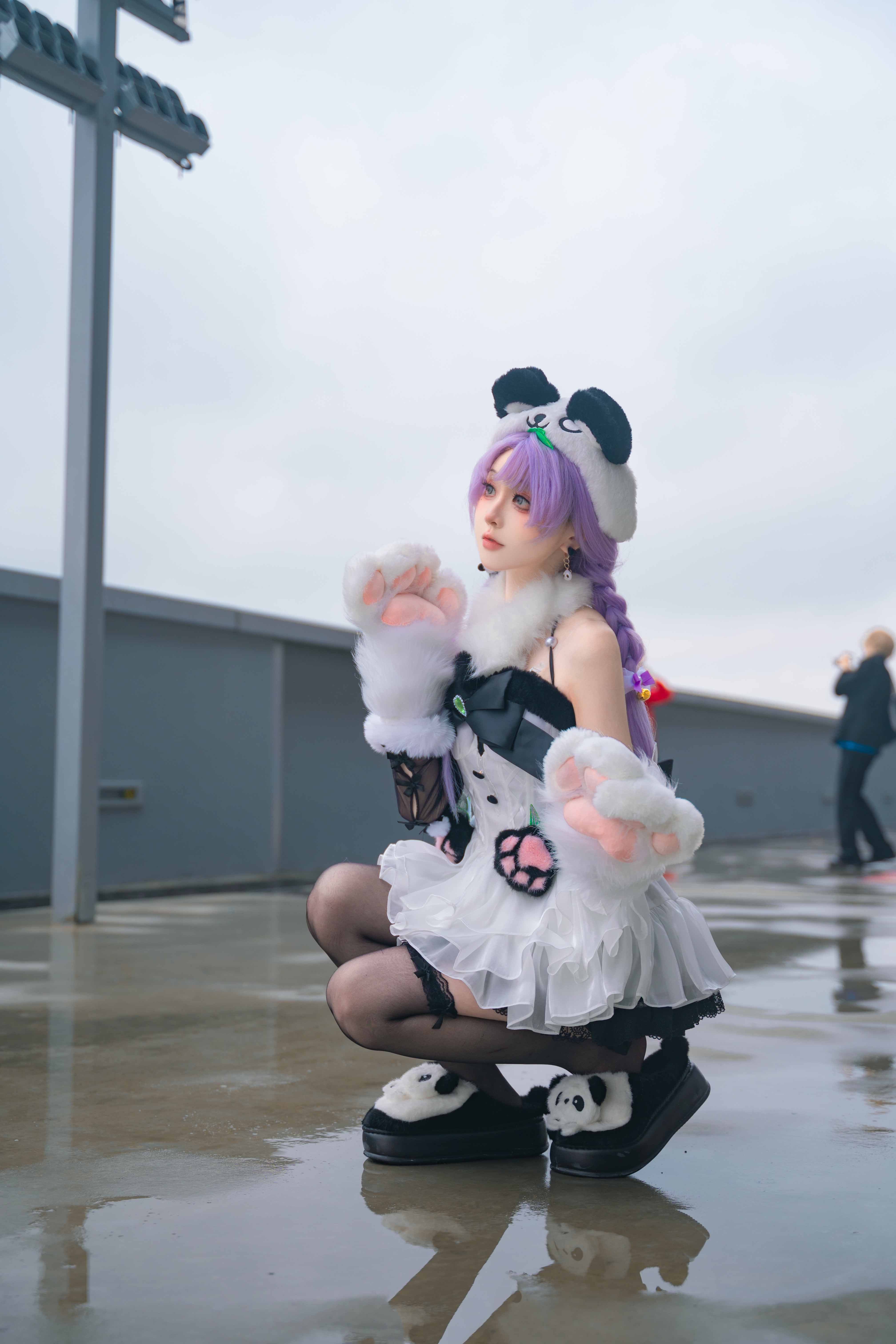 图片[1]-二次元COS分享[COSplay]永劫无间 玉玲珑 熊猫裙-二次元COS分享次元吧