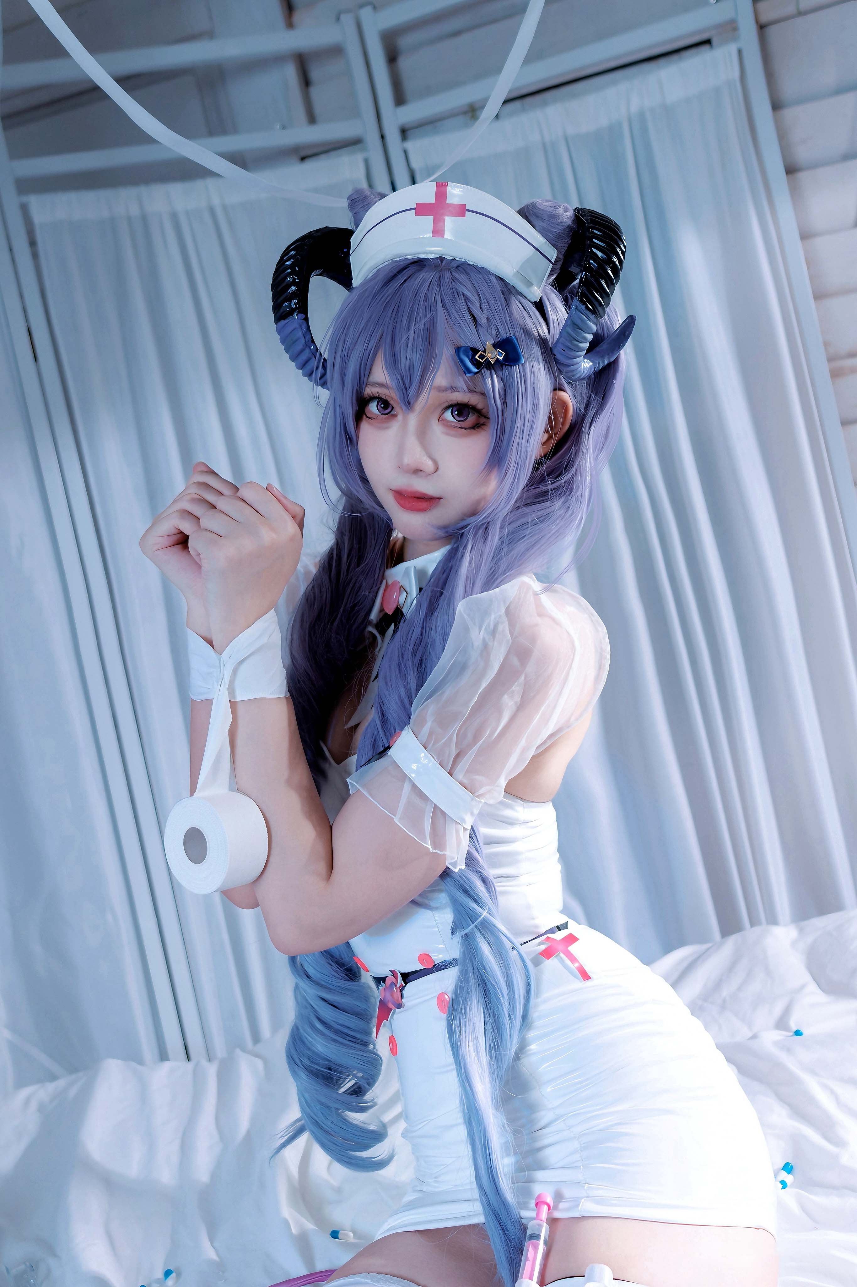 图片[5]-二次元COS分享[COSplay]原神 刻晴魅魔护士-二次元COS分享次元吧