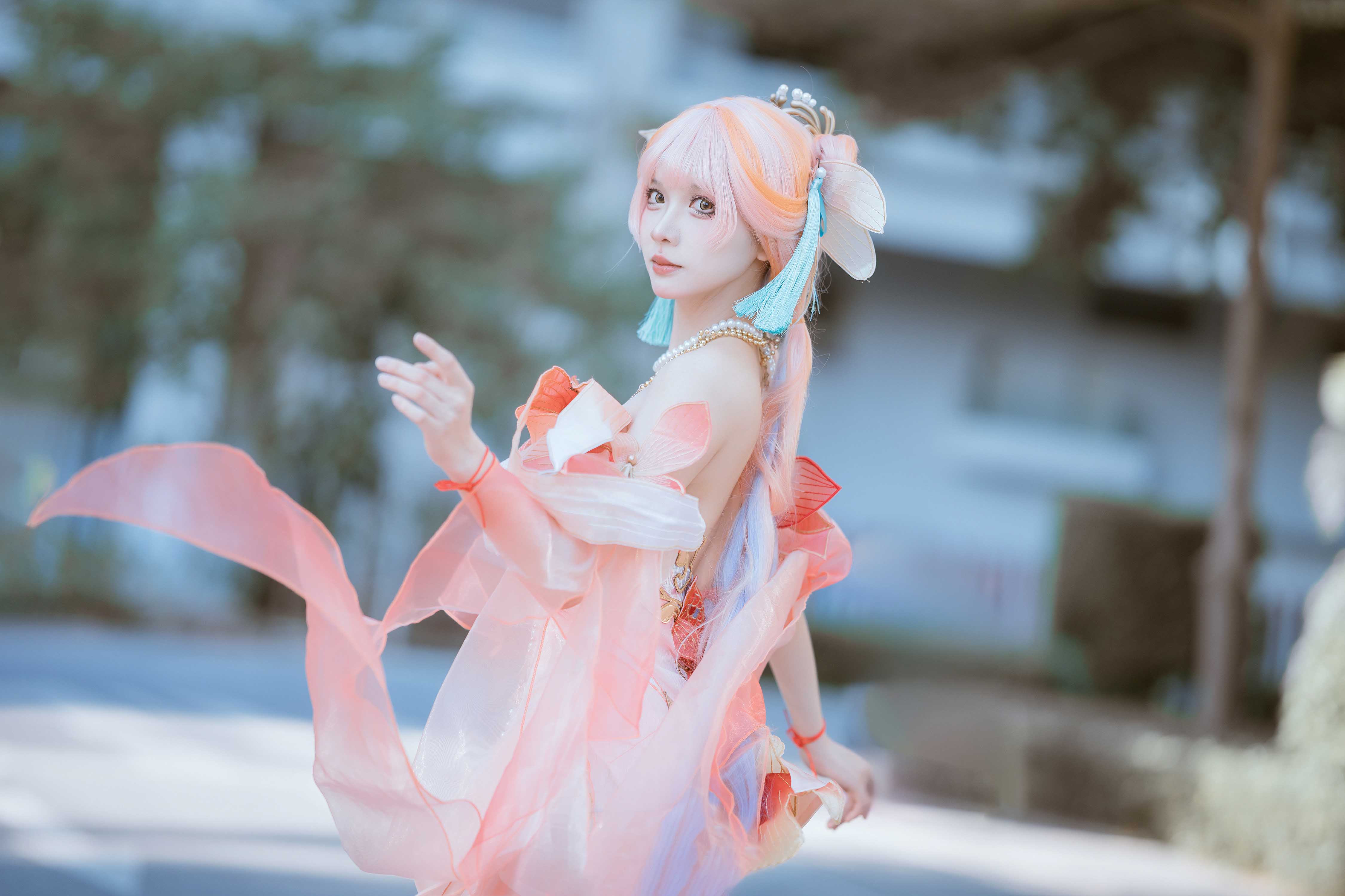 图片[1]-二次元COS分享[COSplay]永劫无间  胡桃·鲤梦浮光-二次元COS分享次元吧