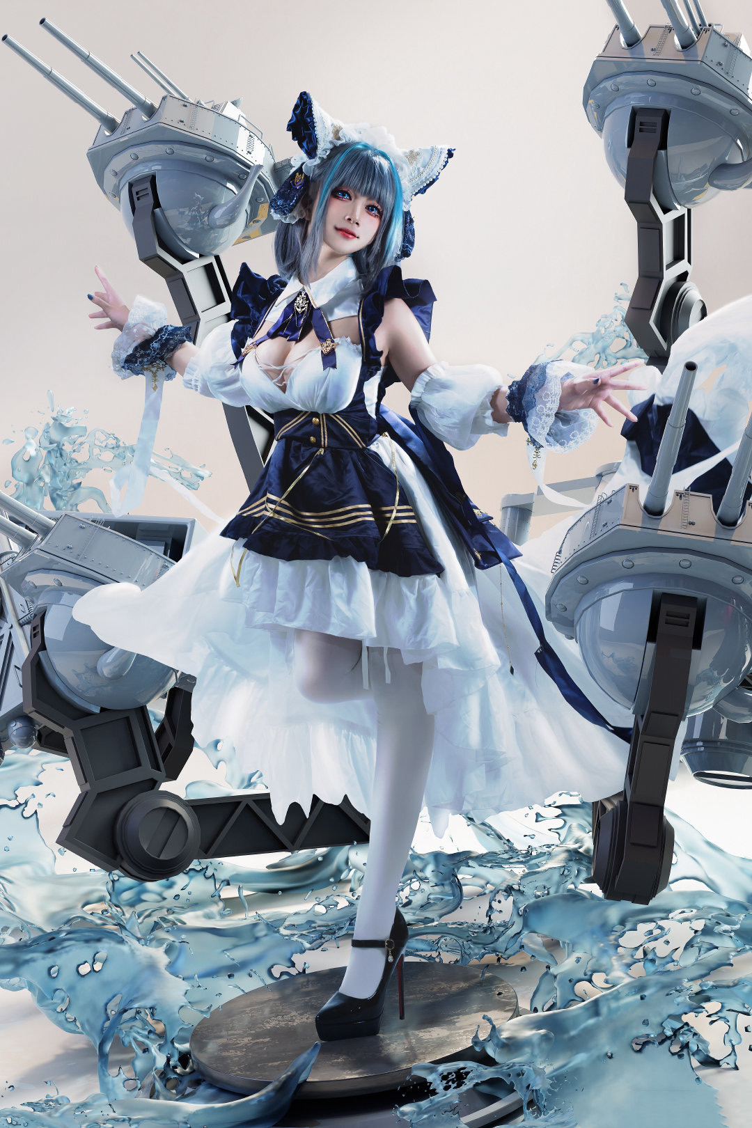 图片[2]-二次元COS分享[COSplay]碧蓝航线 柴郡女仆舰装-二次元COS分享次元吧