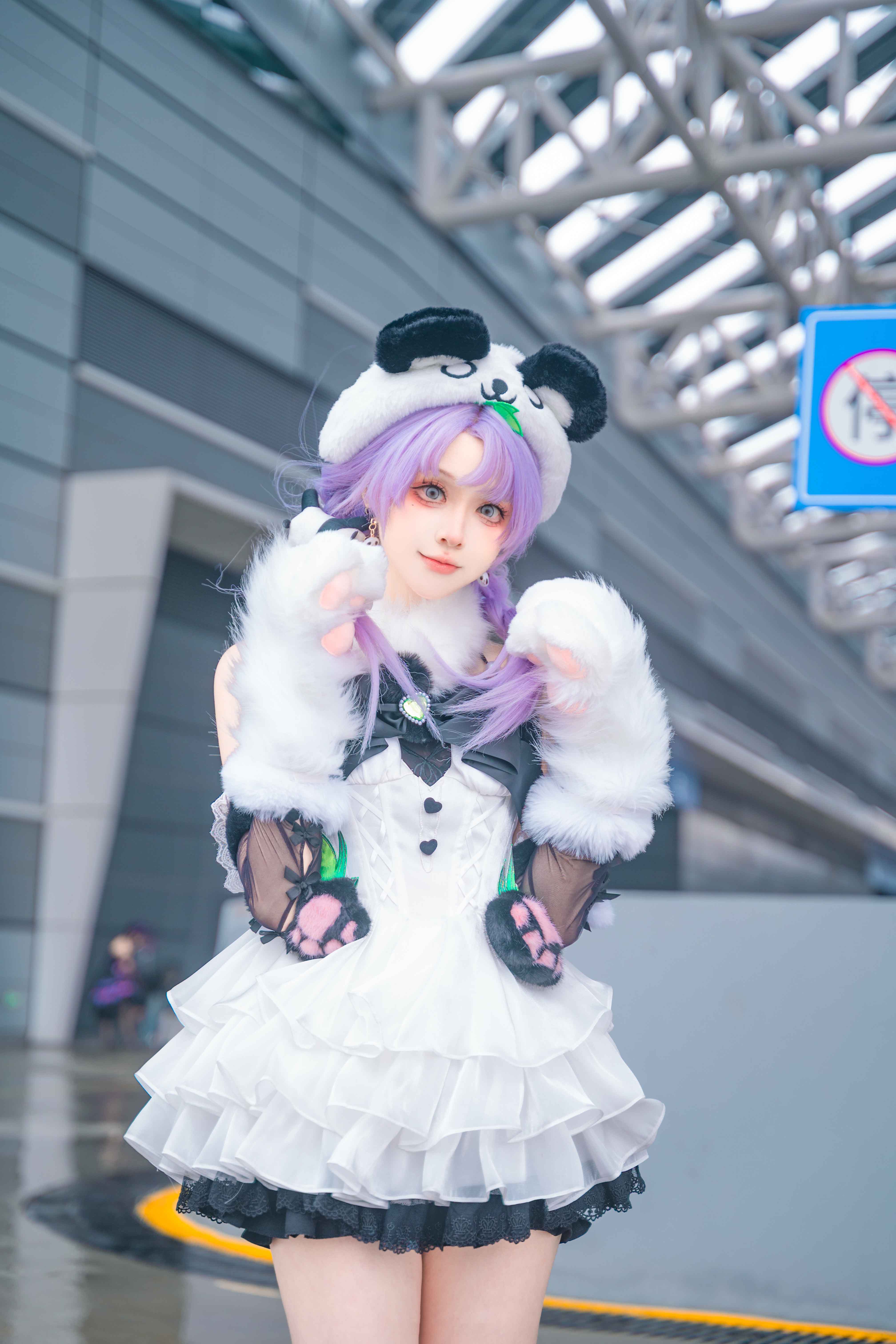 图片[4]-二次元COS分享[COSplay]永劫无间 玉玲珑 熊猫裙-二次元COS分享次元吧