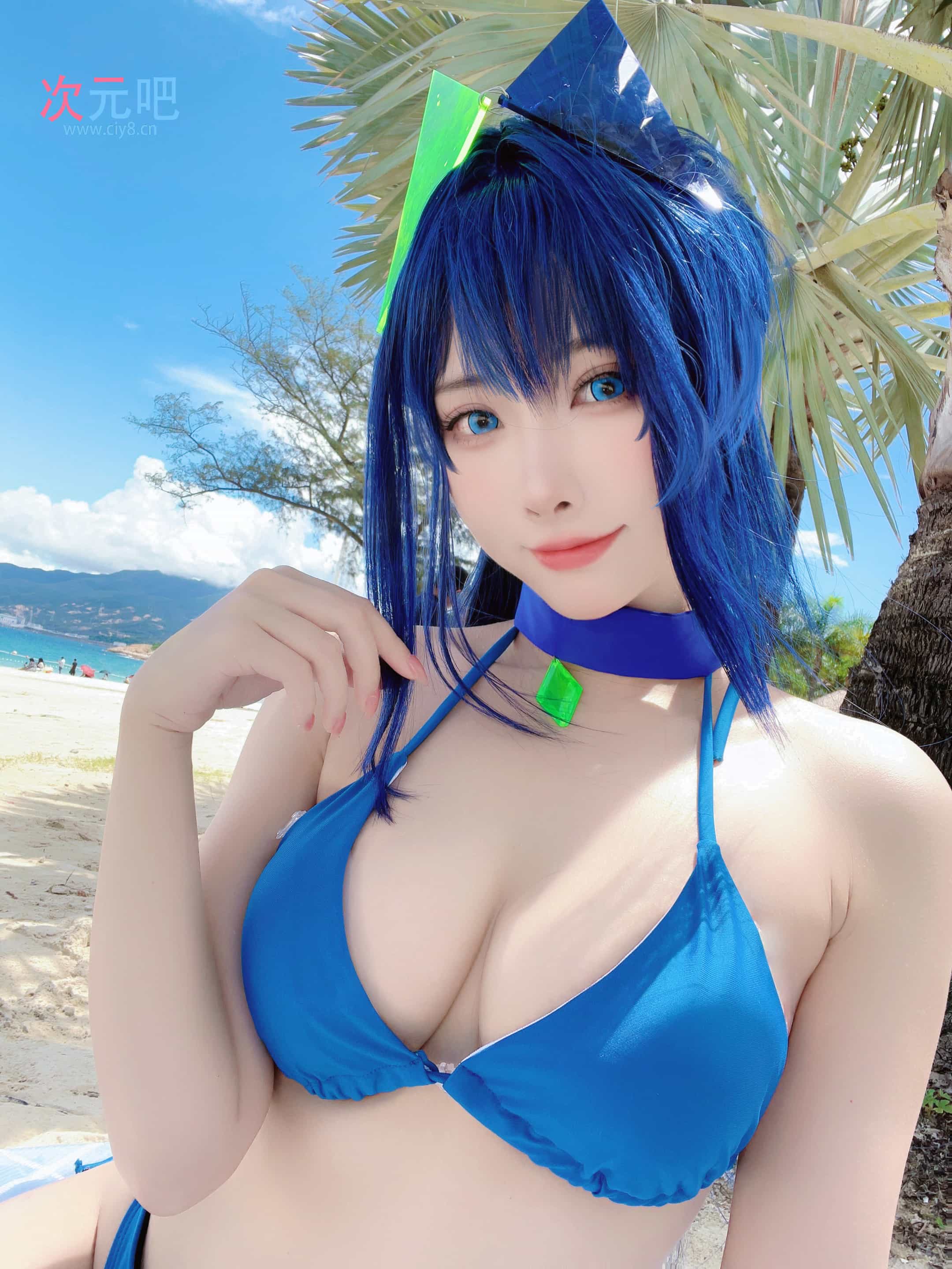 图片[1]-二次元COS分享宮本桜(宫本樱樱饼) – 碧蓝航线 新泽西泳装-二次元COS分享次元吧