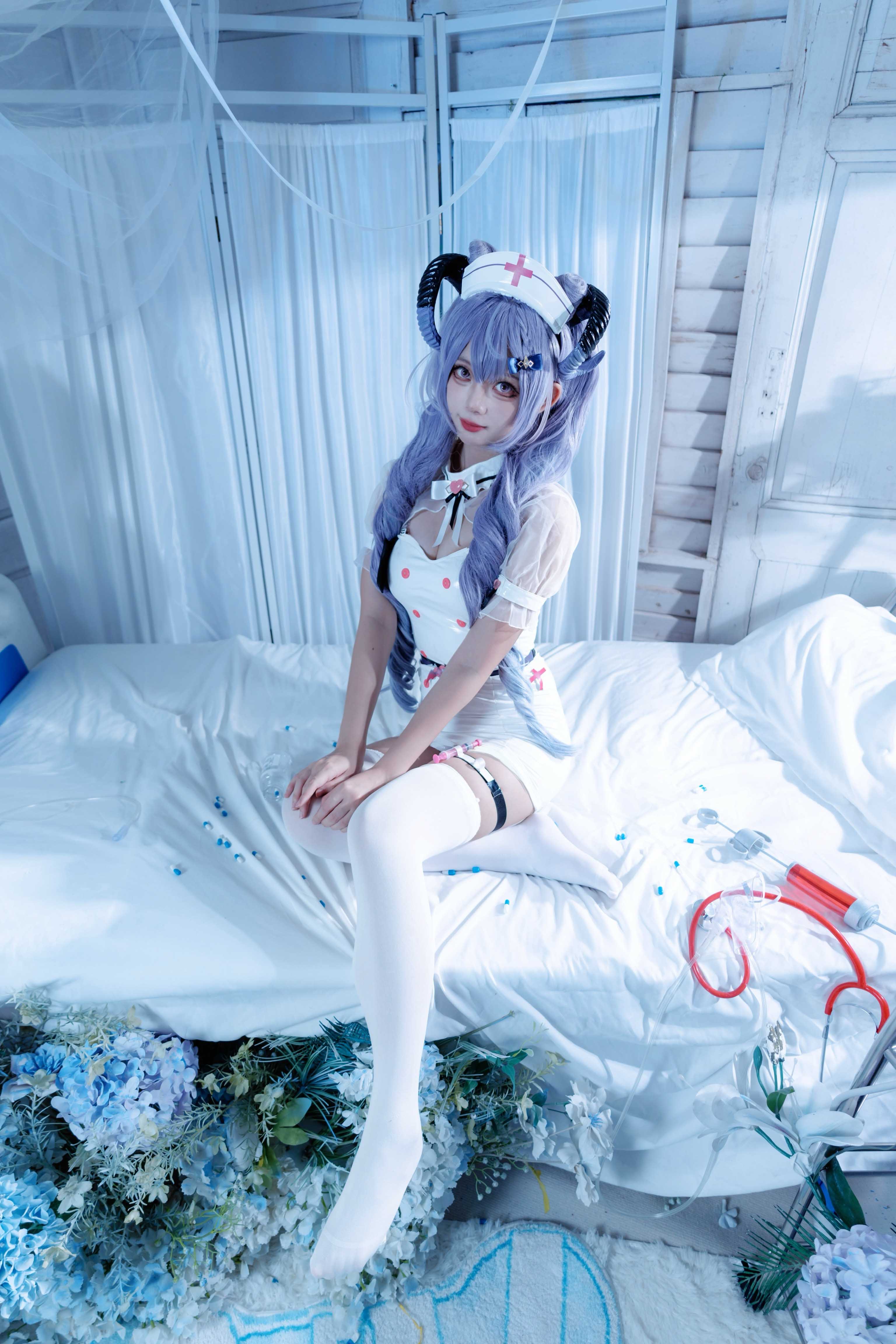 图片[3]-二次元COS分享[COSplay]原神 刻晴魅魔护士-二次元COS分享次元吧