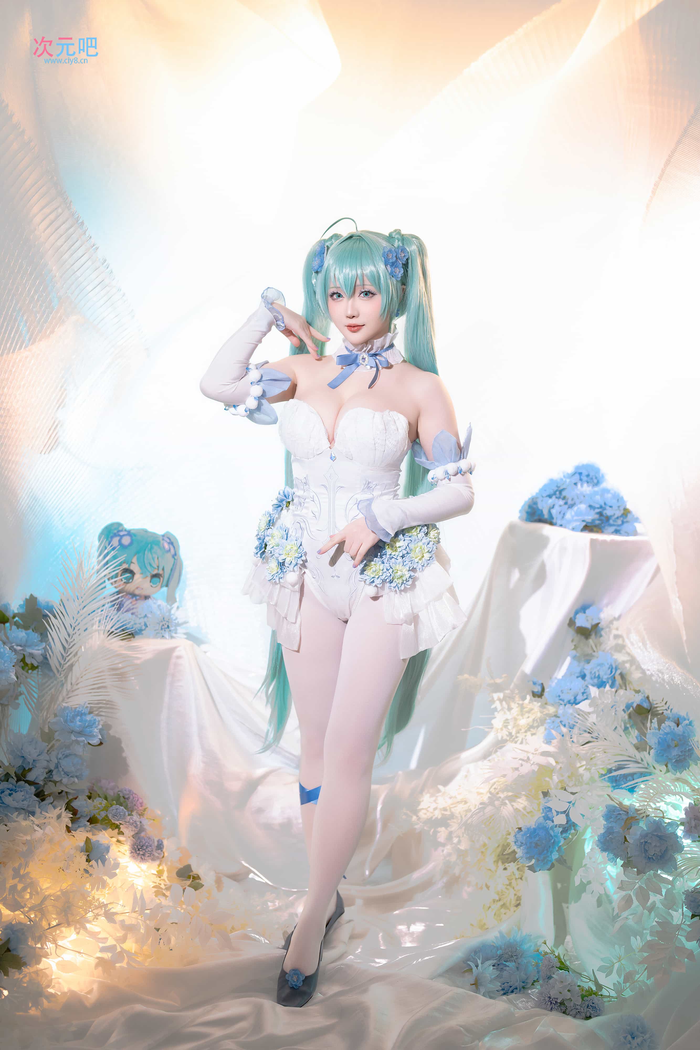 图片[6]-二次元COS分享星之迟迟Hoshilily – 初音未来 粉蝶花精灵-二次元COS分享次元吧