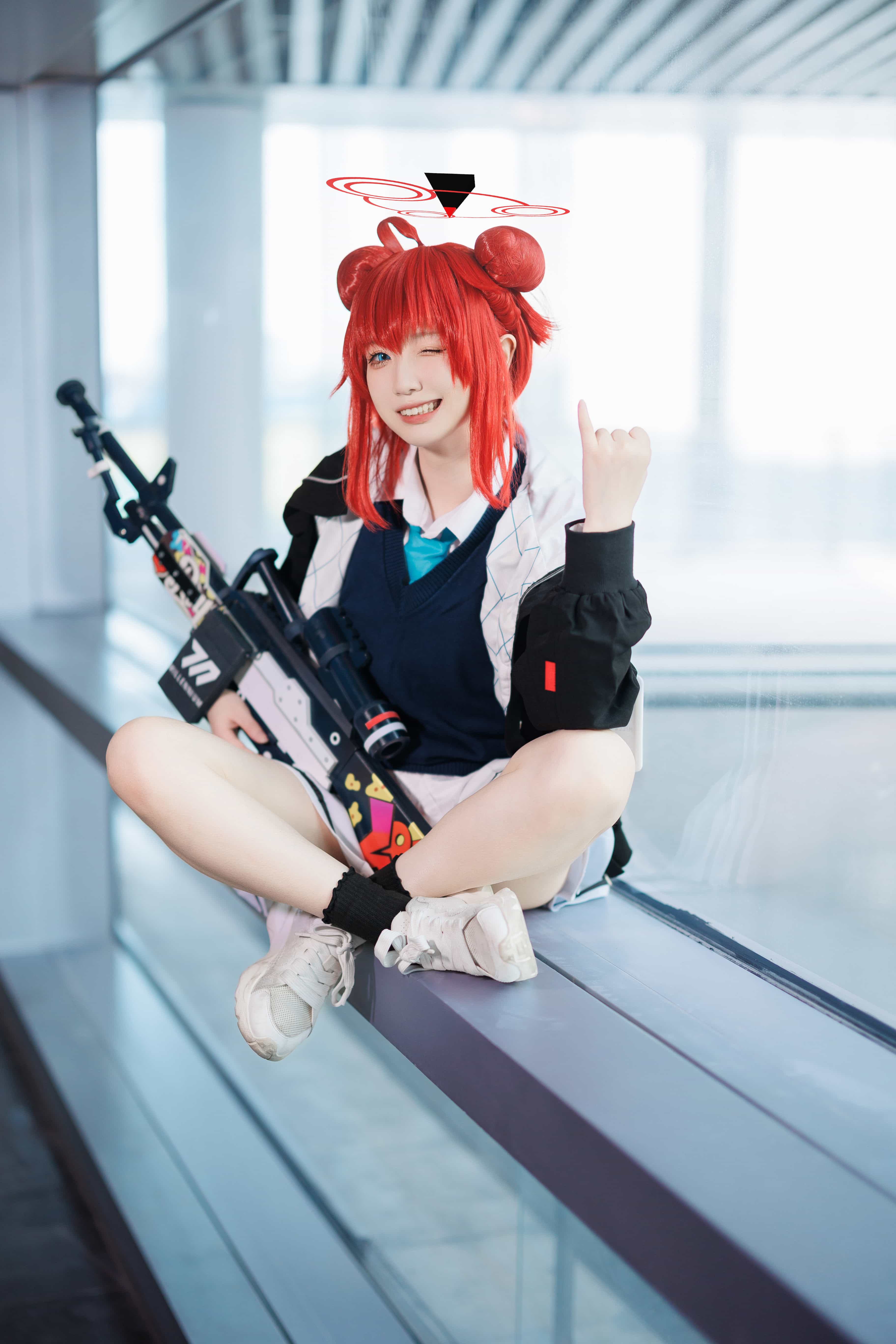 图片[6]-二次元COS分享[COSplay]芝桃桃子 – 蔚蓝档案 小涂真纪-二次元COS分享次元吧