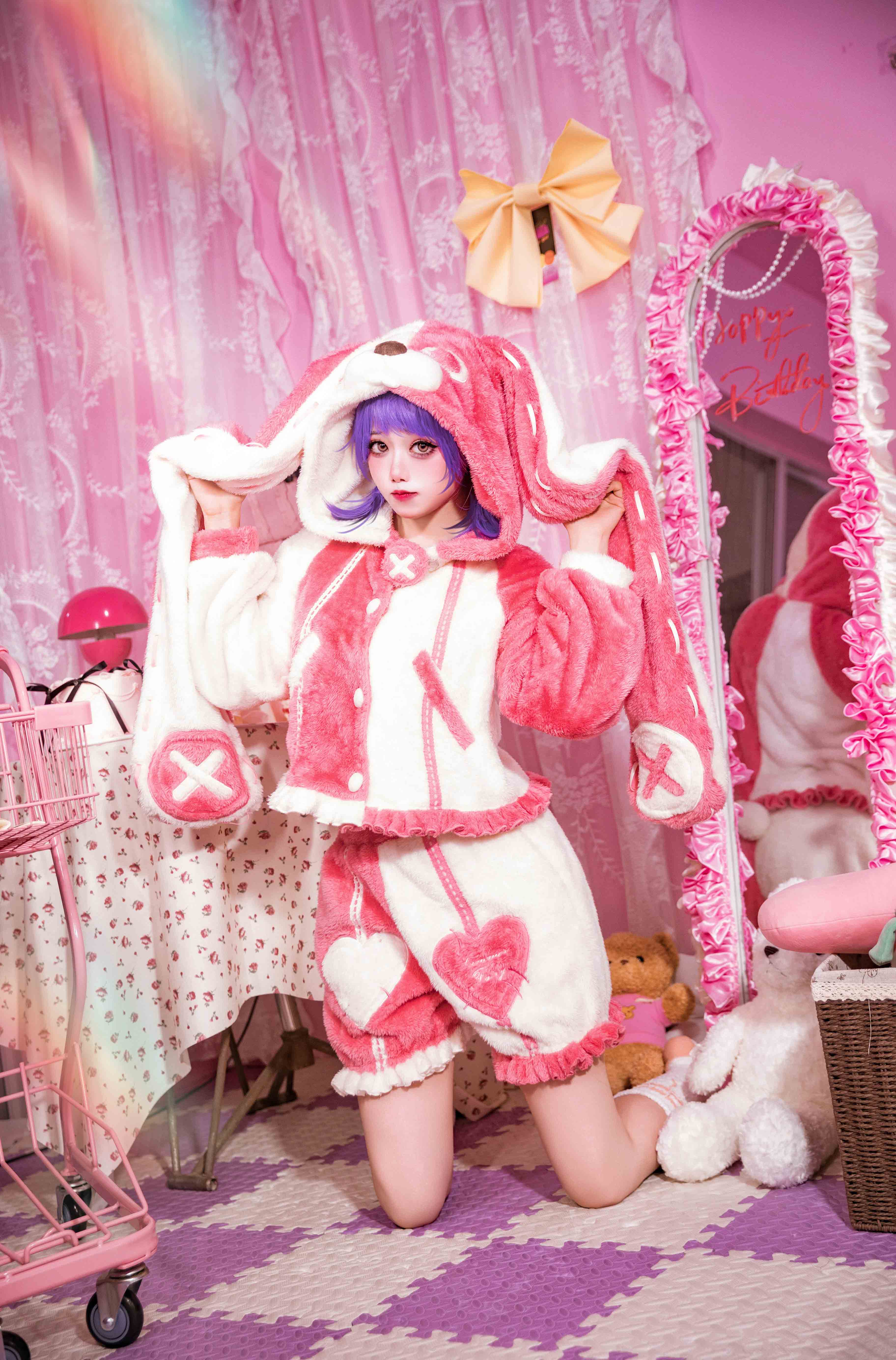 图片[1]-二次元COS分享[COSplay]来一场和玩偶的睡衣派对吧☆～-二次元COS分享次元吧