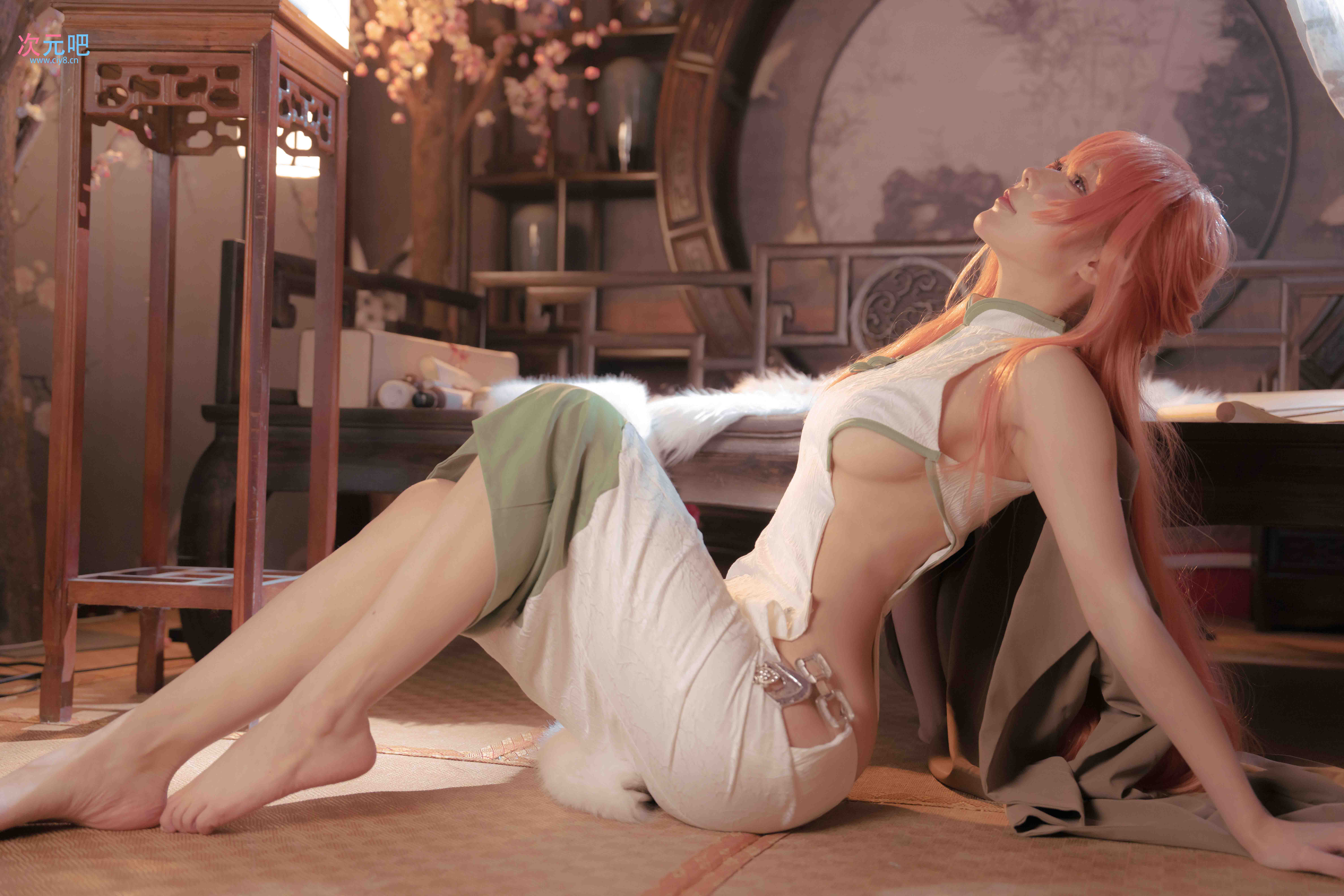 图片[2]-二次元COS分享阿包也是兔娘 – 碧蓝航线英仙座旗袍-二次元COS分享次元吧