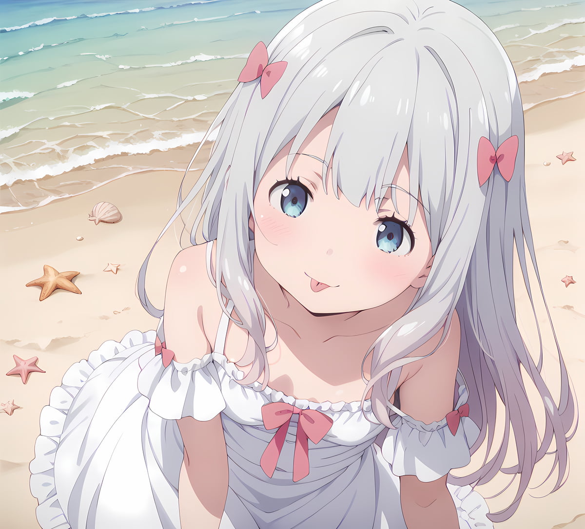 图片[3]-二次元COS分享埃罗芒阿老师 和泉纱雾 沙滩 泳衣-二次元COS分享次元吧