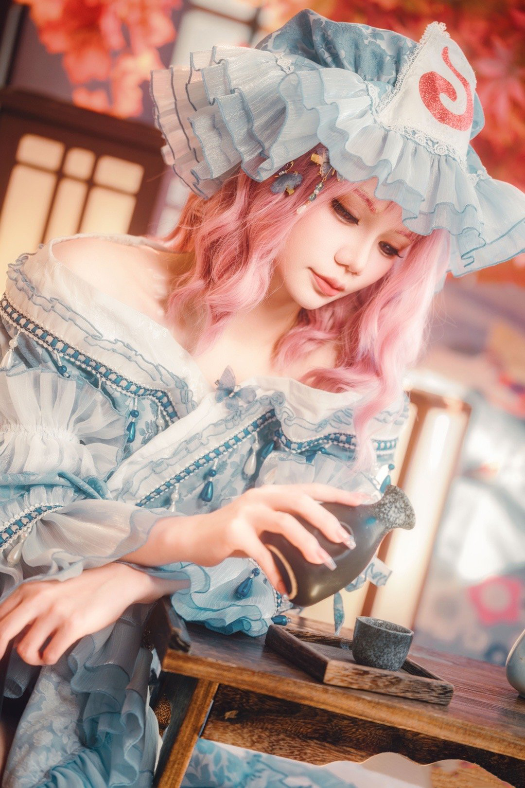 图片[8]-二次元COS分享[COSplay]东方project  西行寺幽幽子-二次元COS分享次元吧