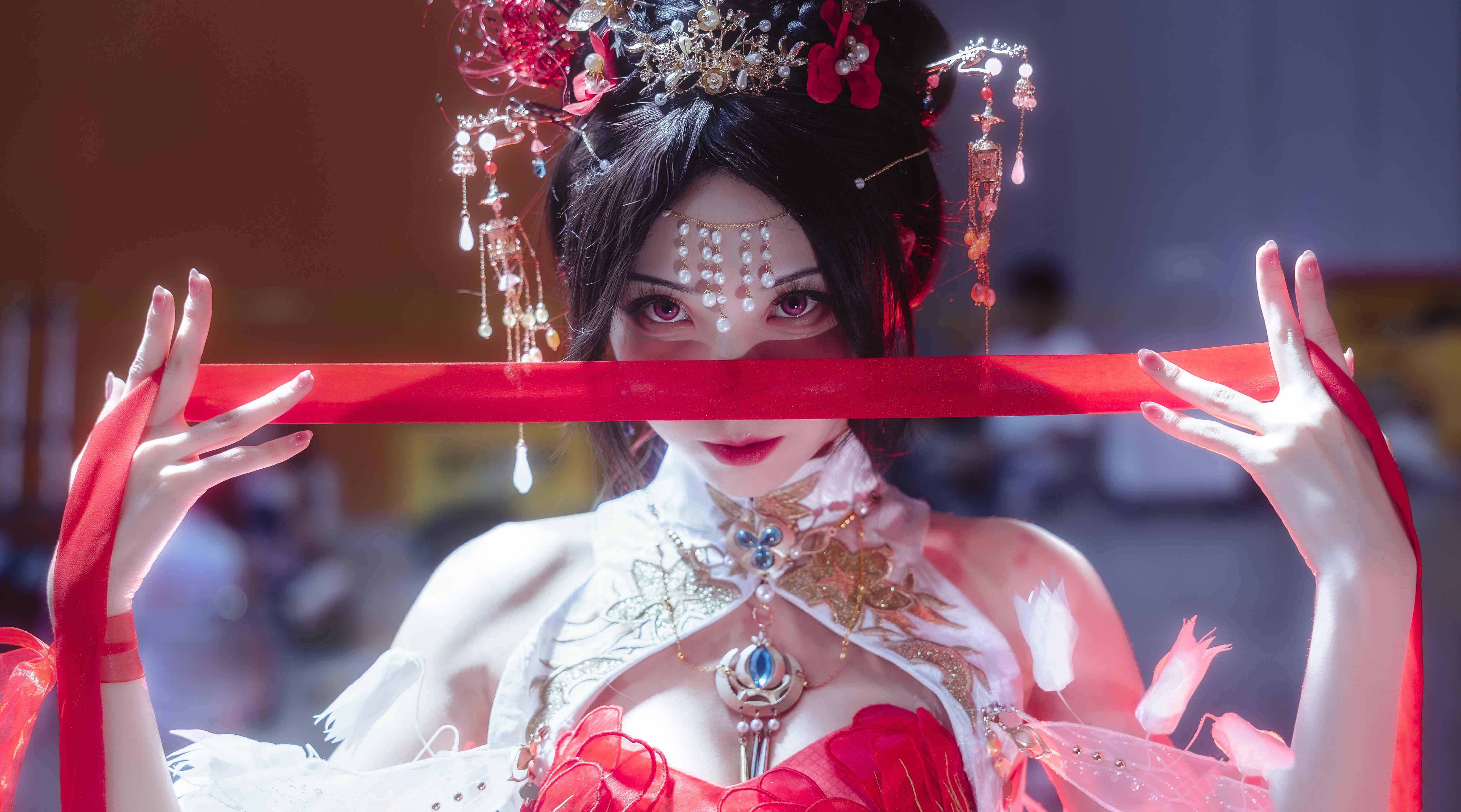 图片[2]-二次元COS分享[COSplay]敢掀玄女的盖头吗？-二次元COS分享次元吧