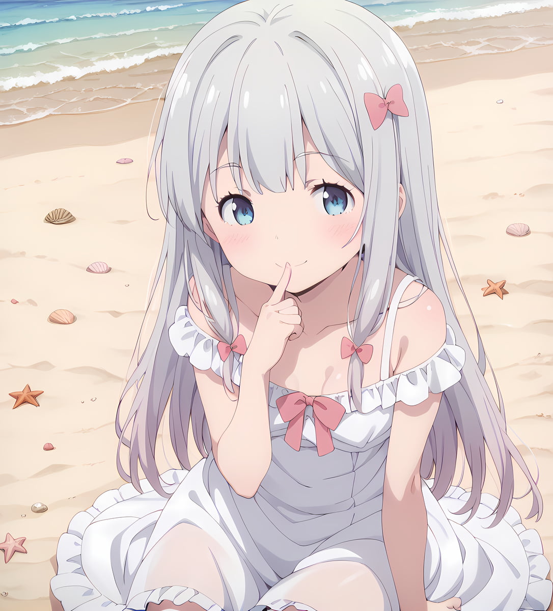 图片[4]-二次元COS分享埃罗芒阿老师 和泉纱雾 沙滩 泳衣-二次元COS分享次元吧