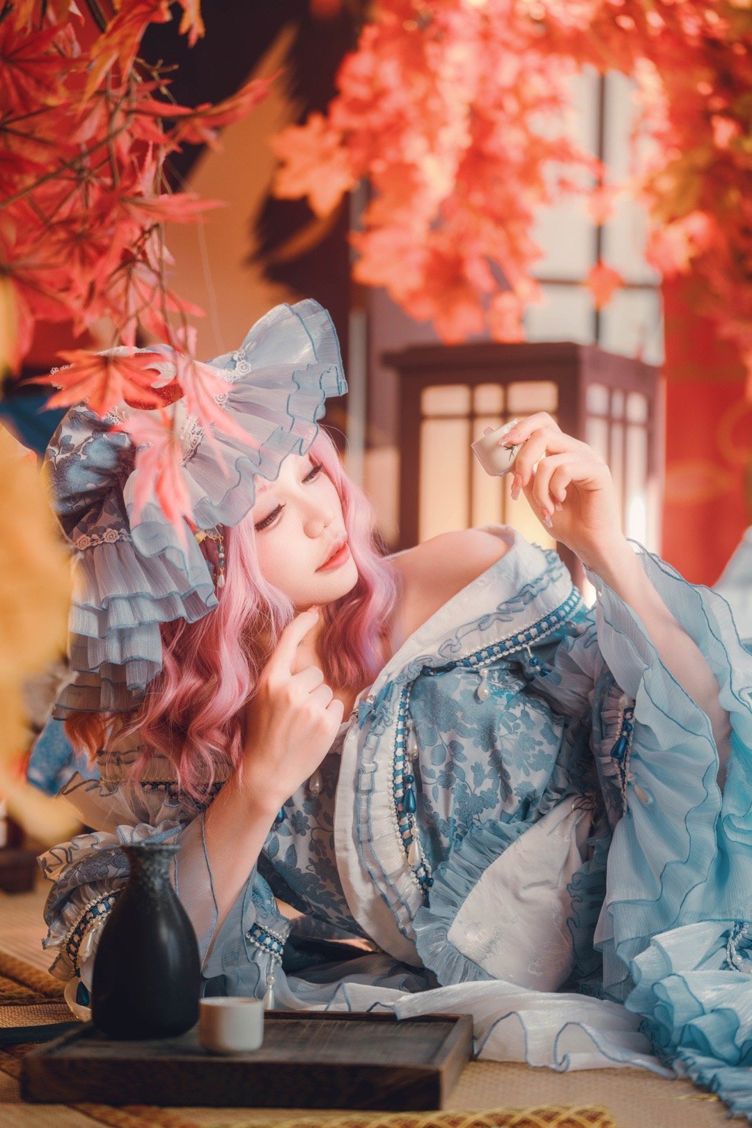 图片[7]-二次元COS分享[COSplay]东方project  西行寺幽幽子-二次元COS分享次元吧