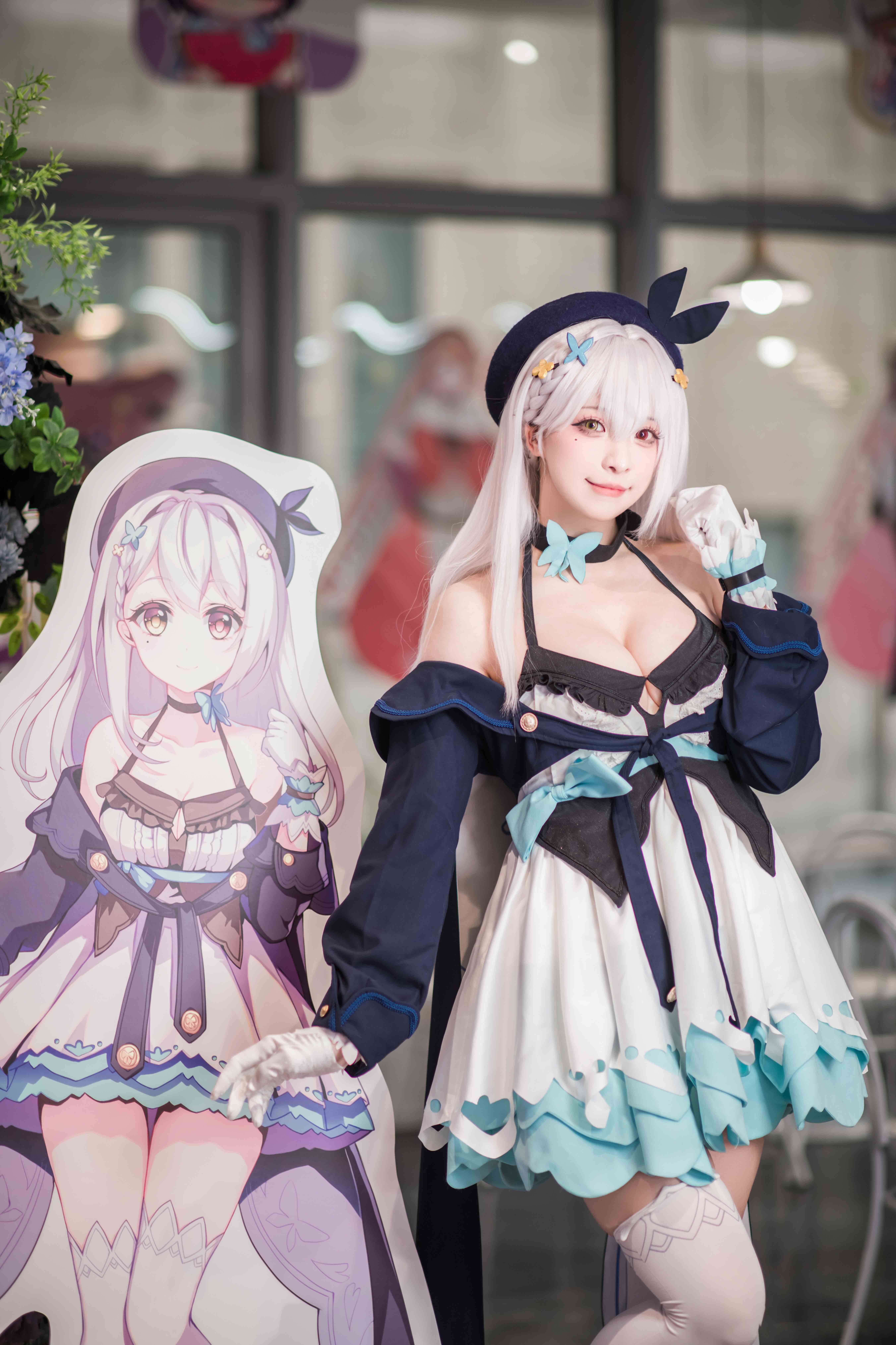 图片[12]-二次元COS分享[COSplay]去了恋爱绮谭联动咖啡厅~这下真的和半夏去约会了！-二次元COS分享次元吧