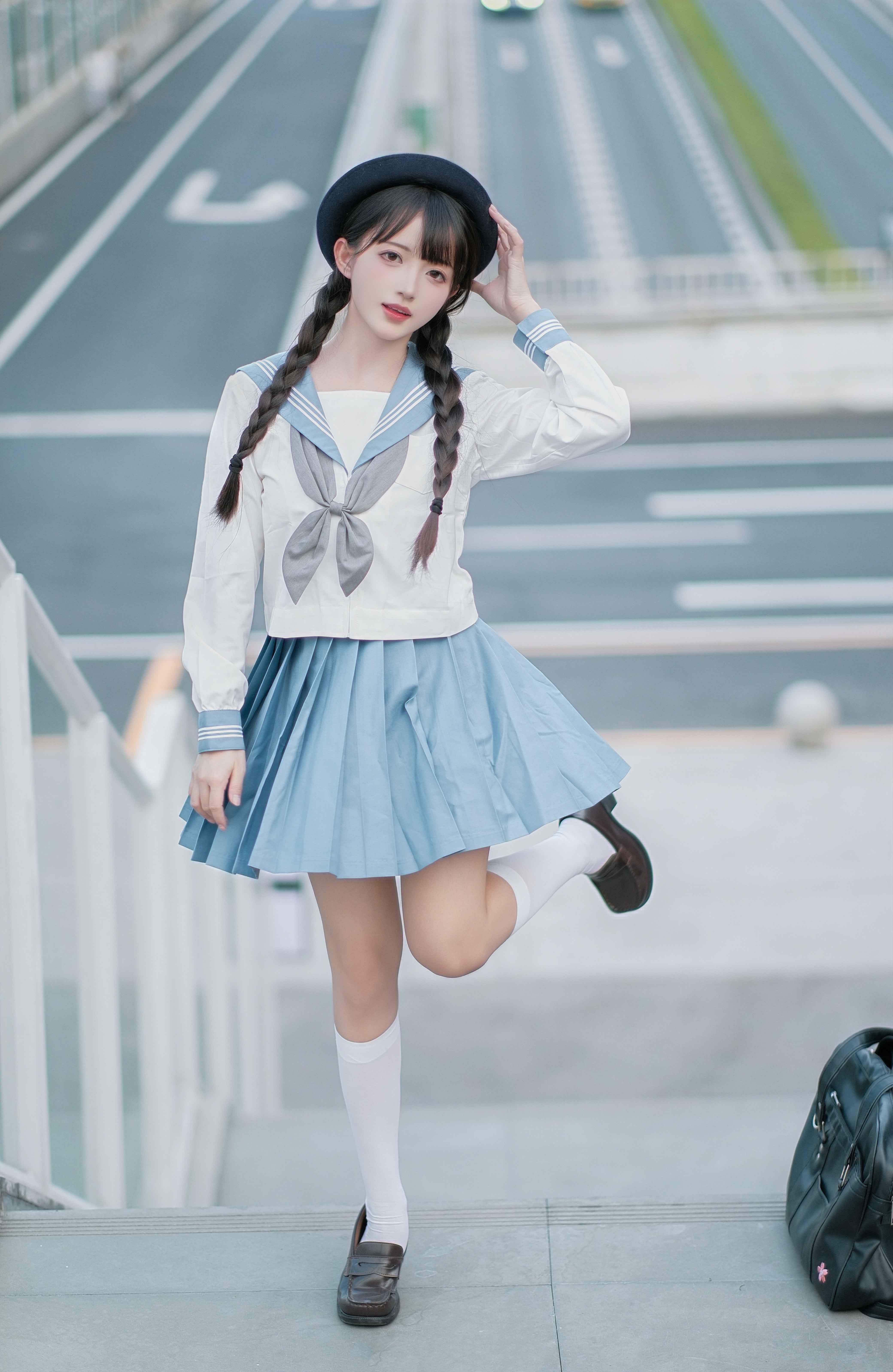 图片[5]-二次元COS分享[JK]靠近我，生活绽放晴天色彩-二次元COS分享次元吧