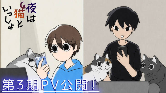 《关于养猫我一直是新手 / 夜夜猫歌 第三季》公开 PV ,新增声优阵容,该作将在 12 月 4 日上线!-二次元COS分享次元吧