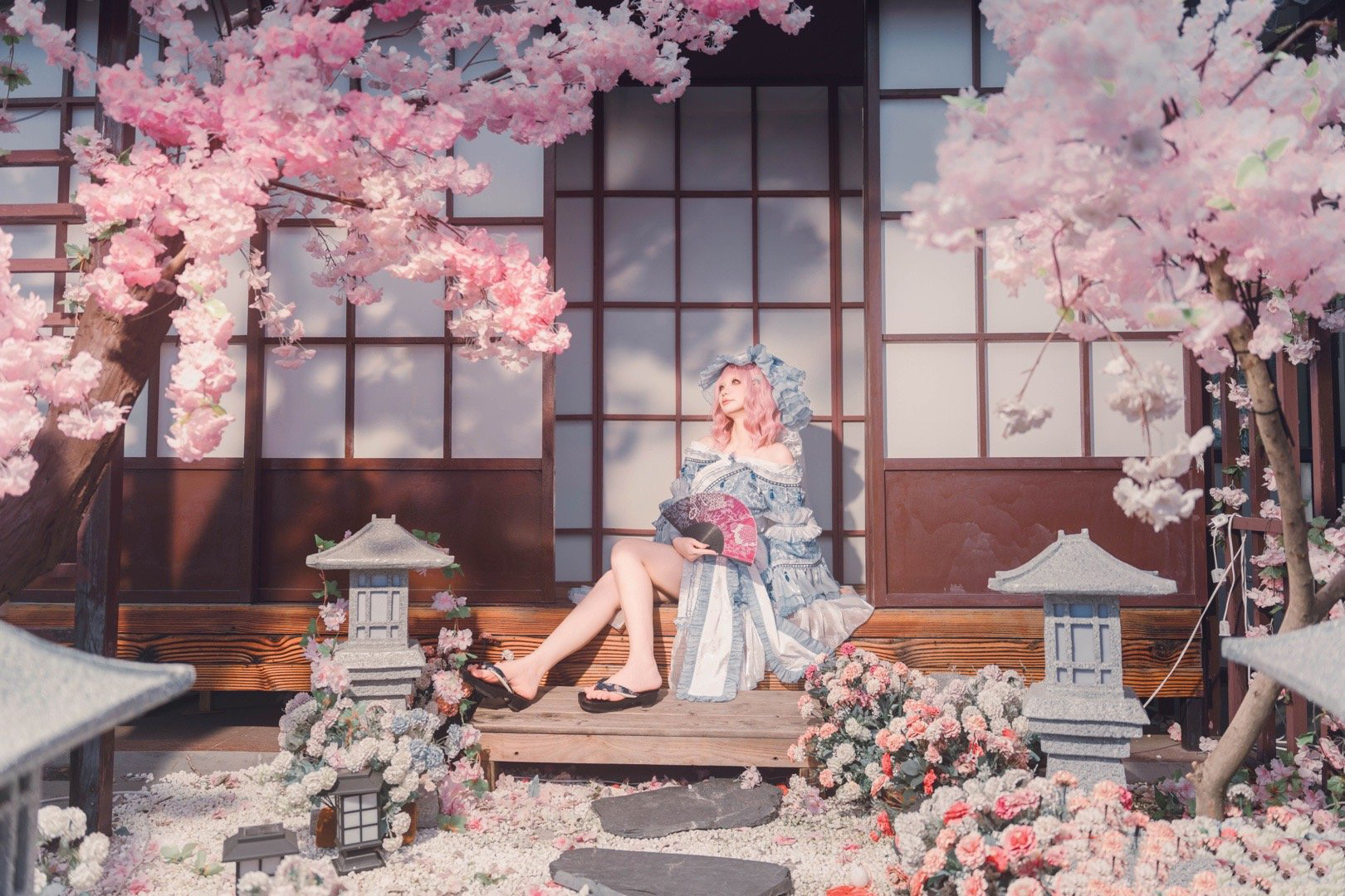 图片[2]-二次元COS分享[COSplay]东方project  西行寺幽幽子-二次元COS分享次元吧