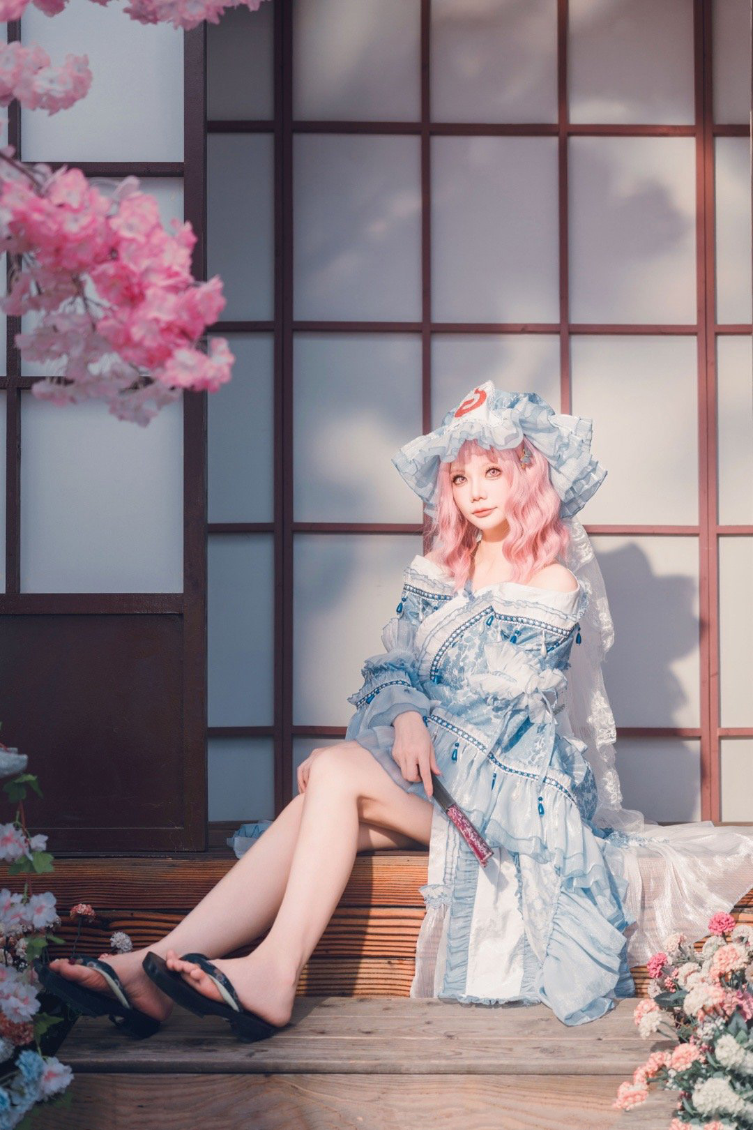 图片[1]-二次元COS分享[COSplay]东方project  西行寺幽幽子-二次元COS分享次元吧