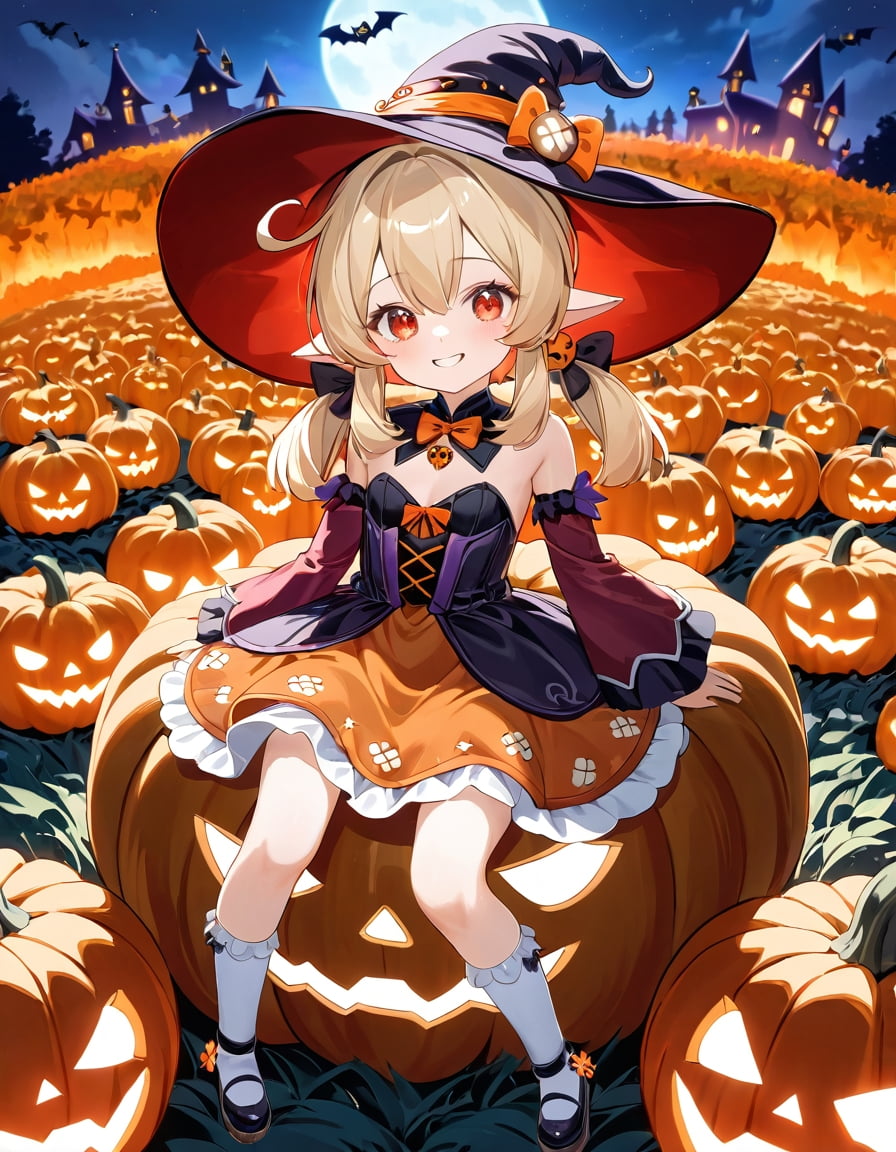 图片[1]-二次元COS分享原神 可莉 万圣节-二次元COS分享次元吧